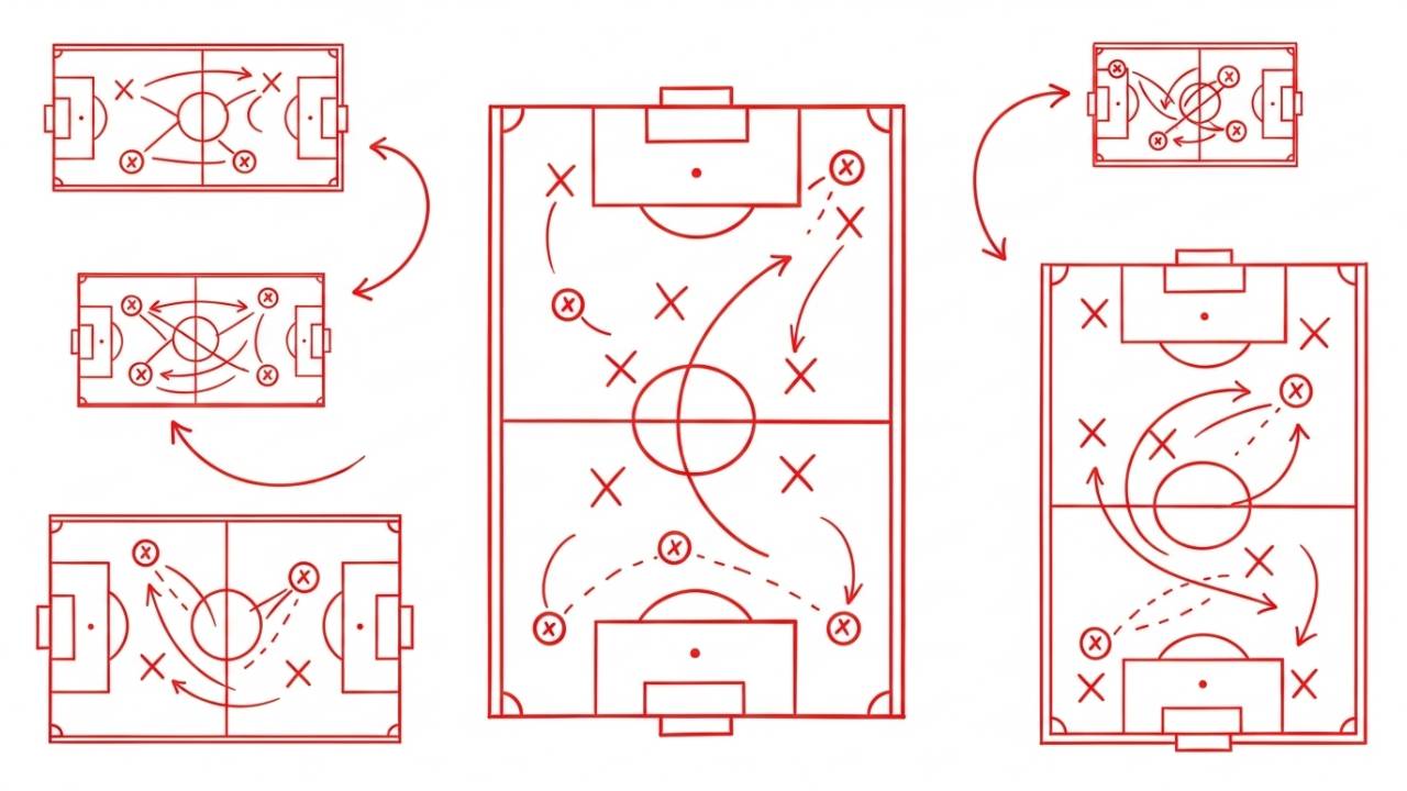 evolusi taktik sepak bola