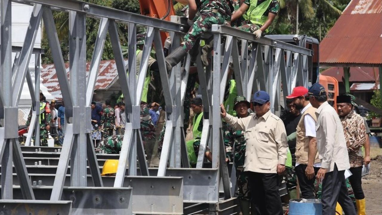 Prabowo Pimpin Penanganan Bencana di Aceh