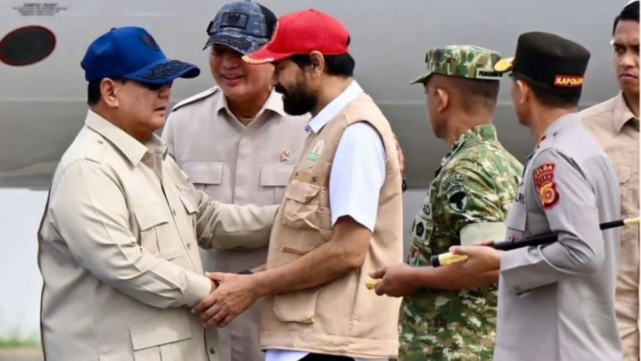 Prabowo dan Mualem Tinjau Banjir Bireuen serta Percepatan Pembangunan Jembatan Bailey Aceh
