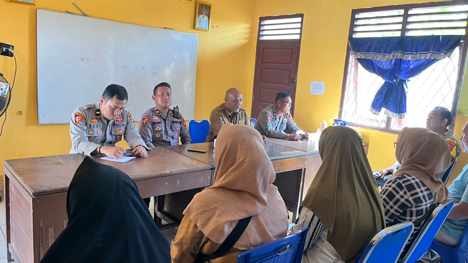 Sambang dan Diskusi Kamtibmas Polres Lubuk Linggau di Bandung Ujung