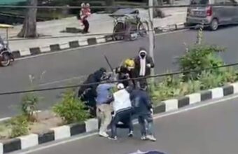 Bentrokan Dua Ormas di Depan PS Mall Palembang, Polisi Lakukan Olah TKP