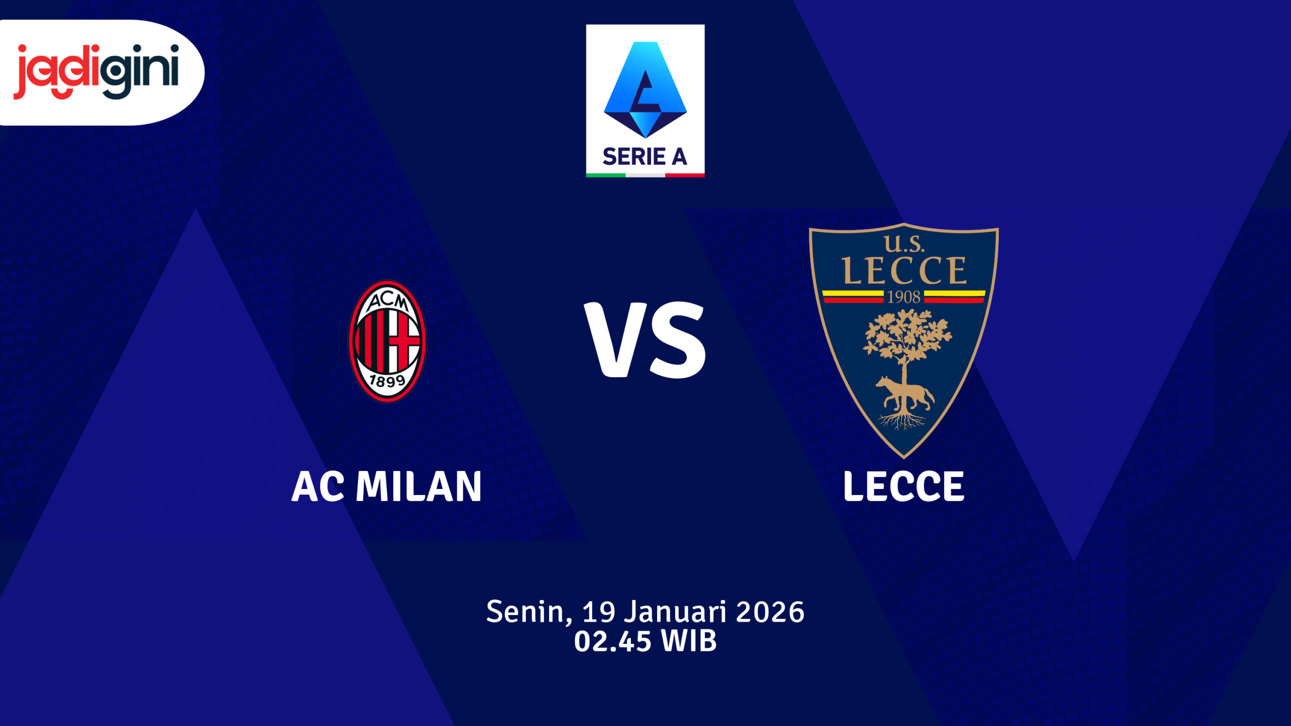 Match Banner: AC Milan vs Lecce