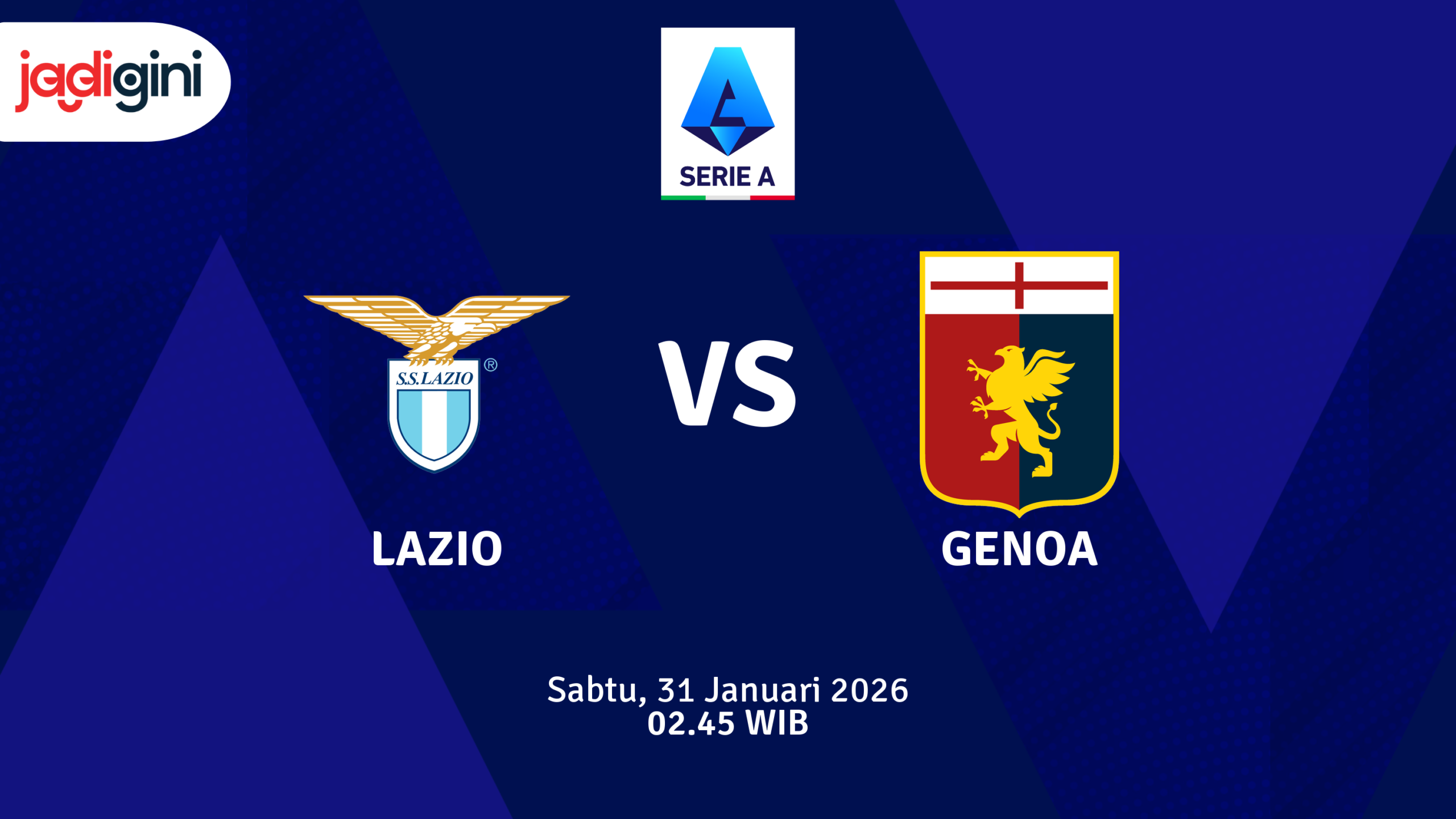 Match Banner: Lazio vs Genoa