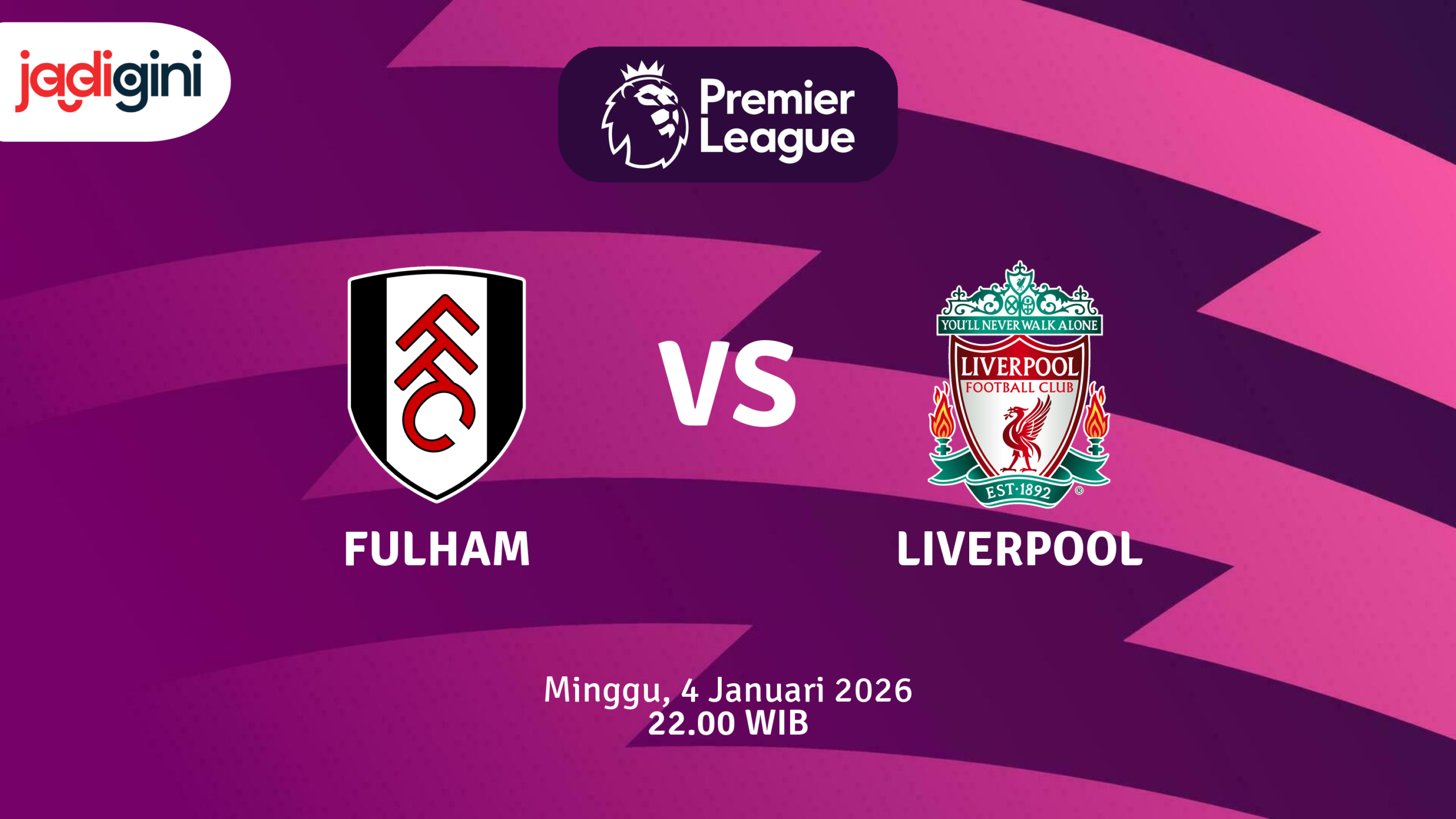 Match Banner: Fulham vs Liverpool