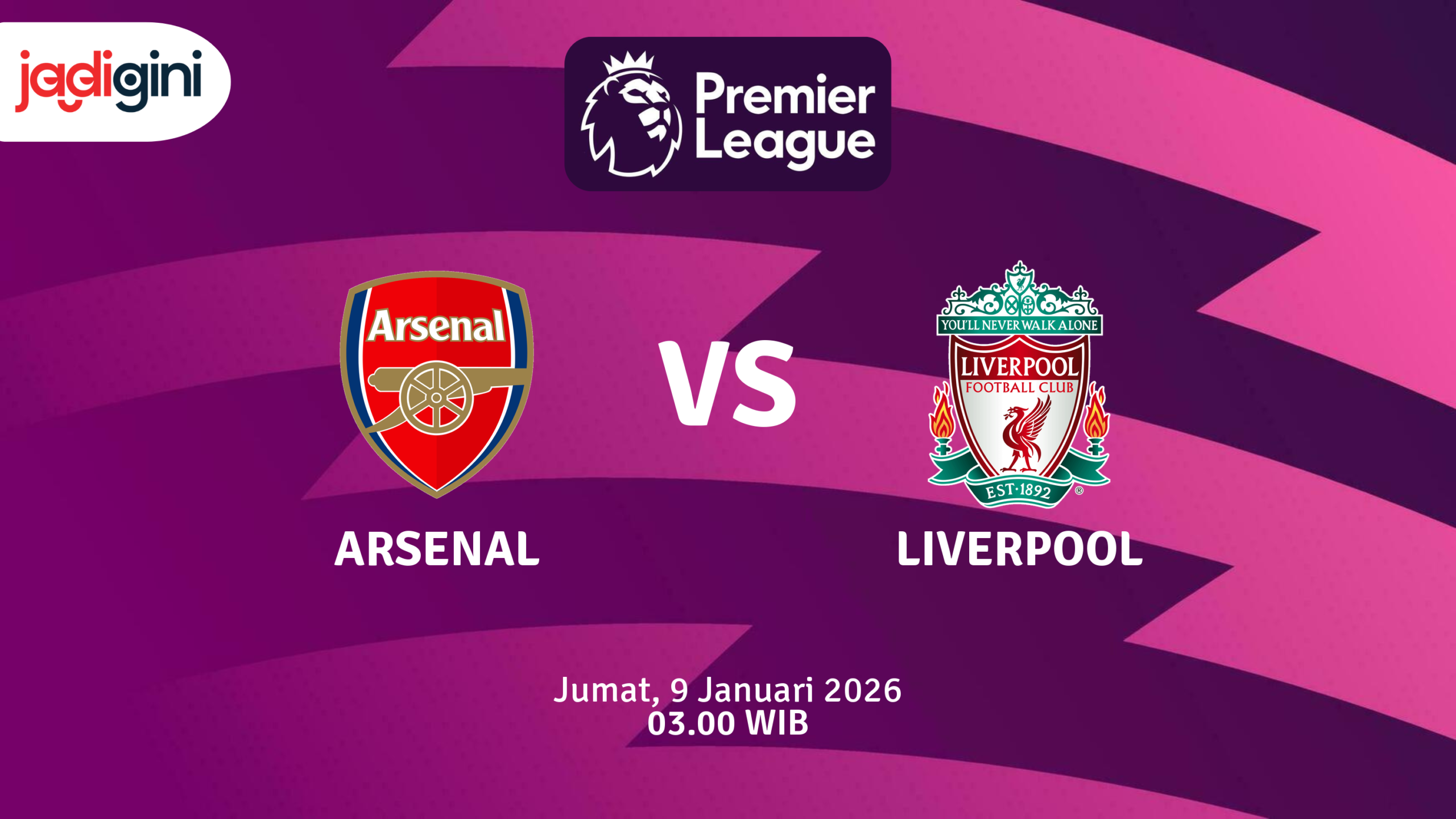Match Banner: Arsenal vs Liverpool