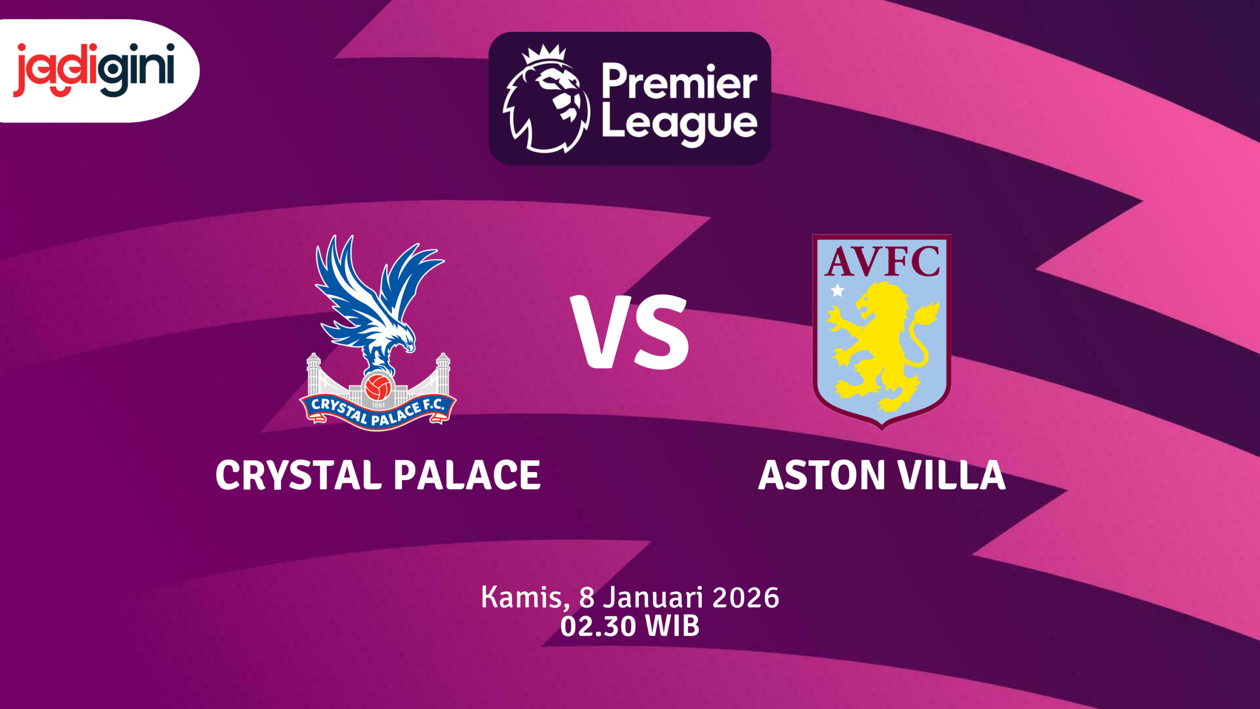 Match Banner: Crystal Palace vs Aston Villa