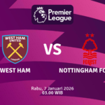 Match Banner: West Ham vs Nottingham Forest