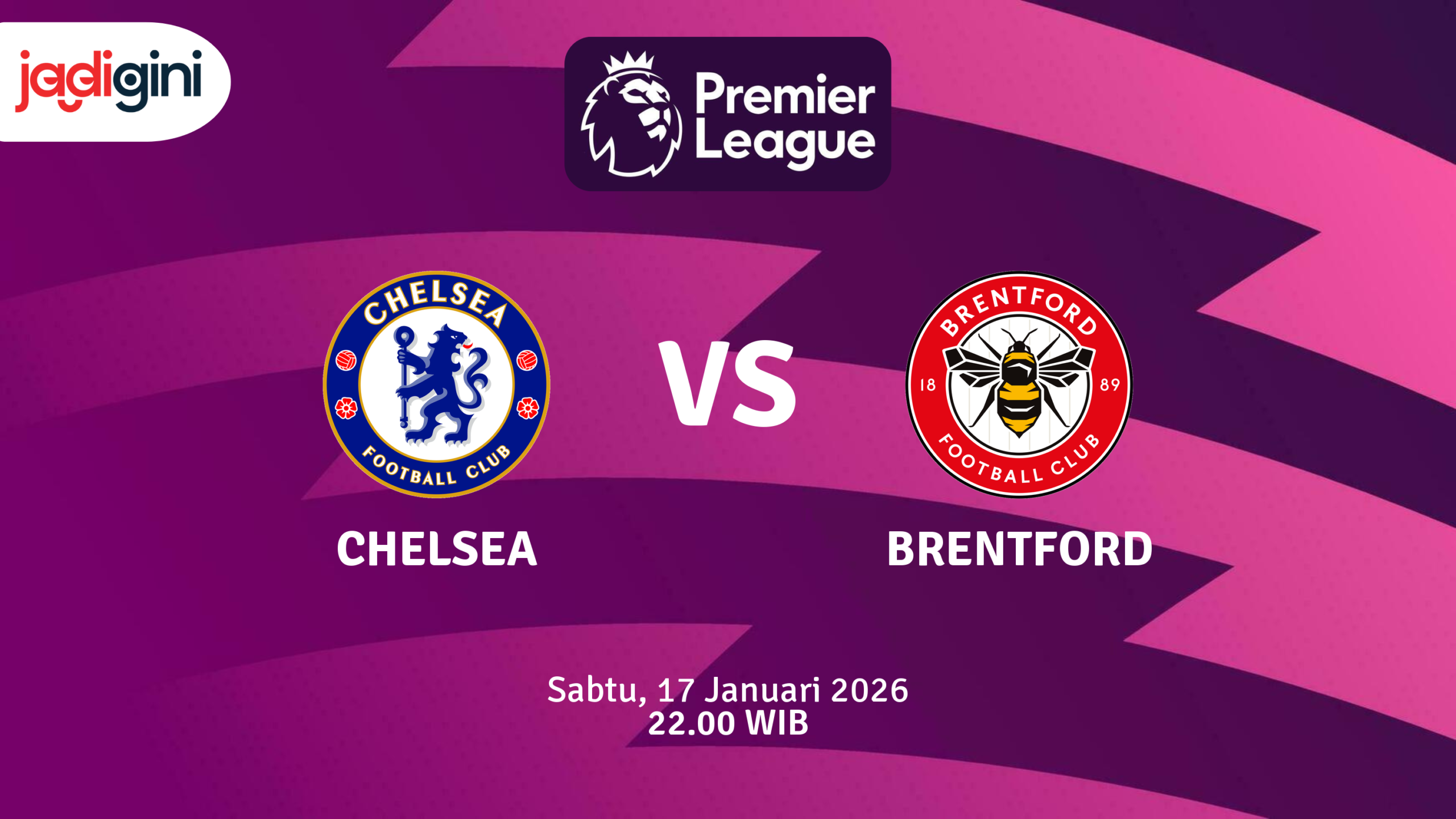 Match Banner: Chelsea vs Brentford