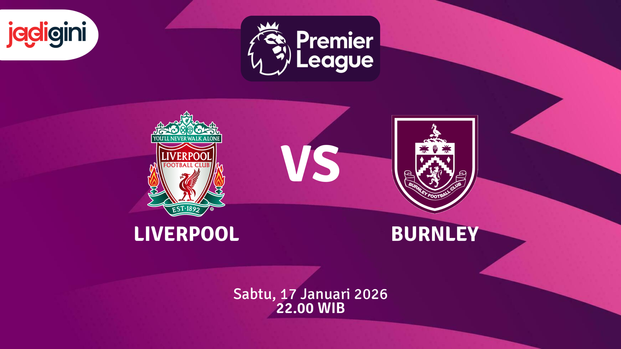 Match Banner: Liverpool vs Burnley