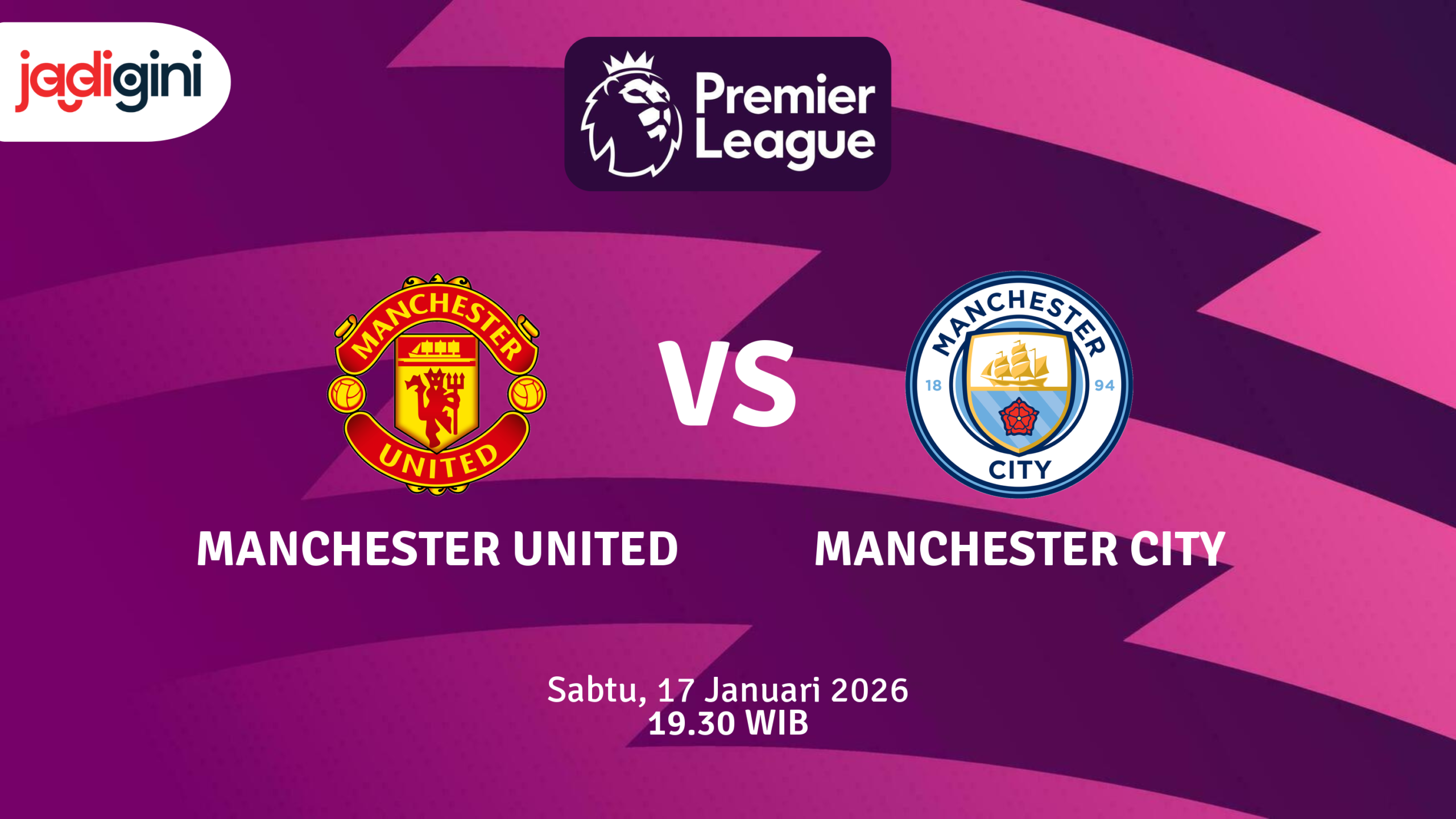 Match Banner: Manchester United vs Manchester City