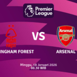 Match Banner: Nottingham Forest vs Arsenal