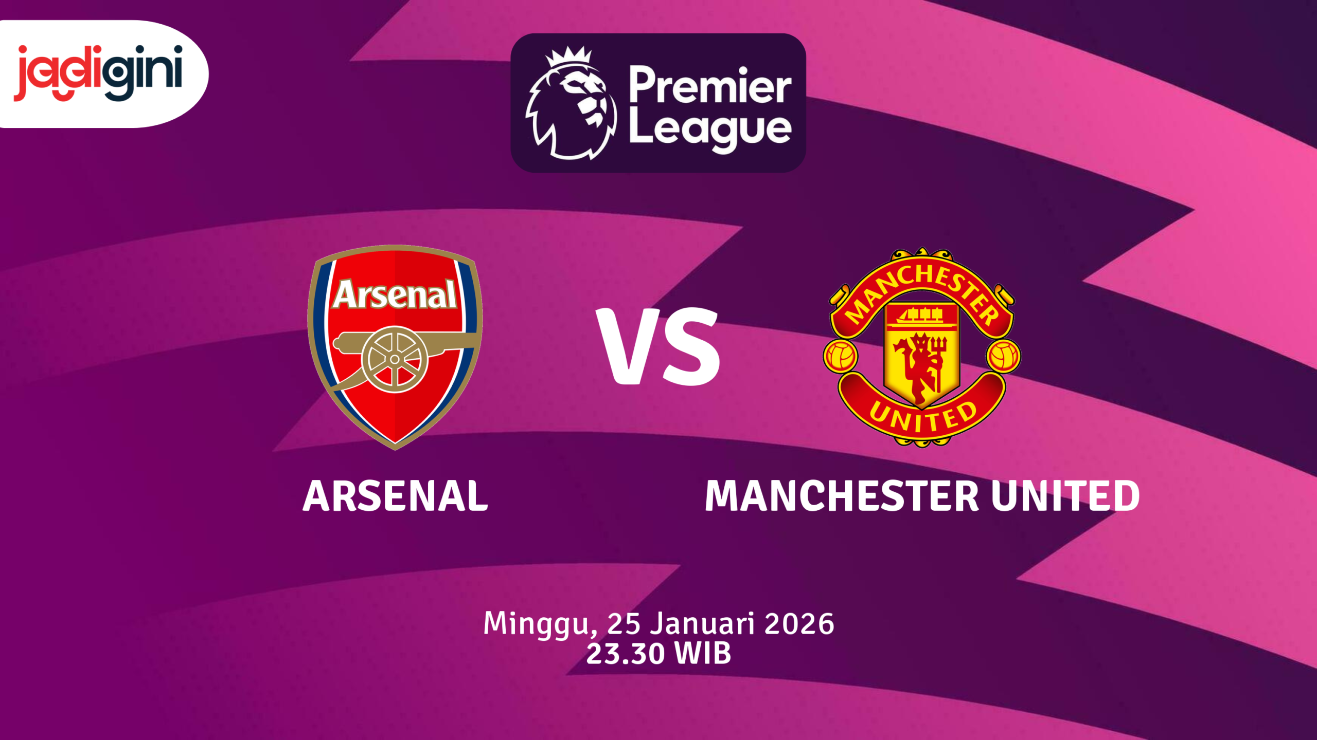 Match Banner: Arsenal vs Manchester United