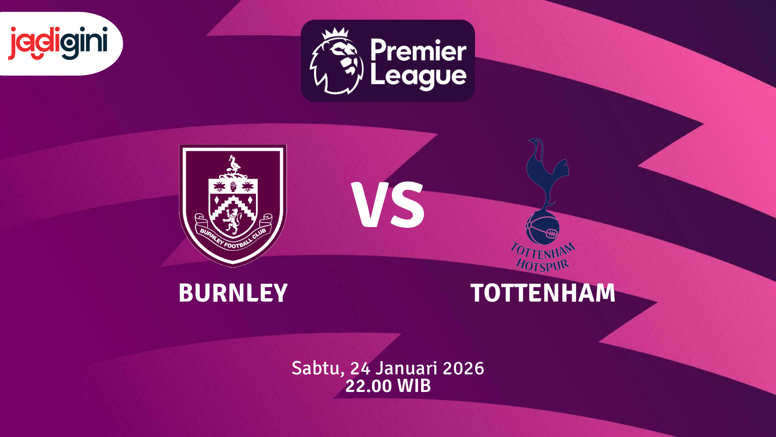 Match Banner: Burnley vs Tottenham