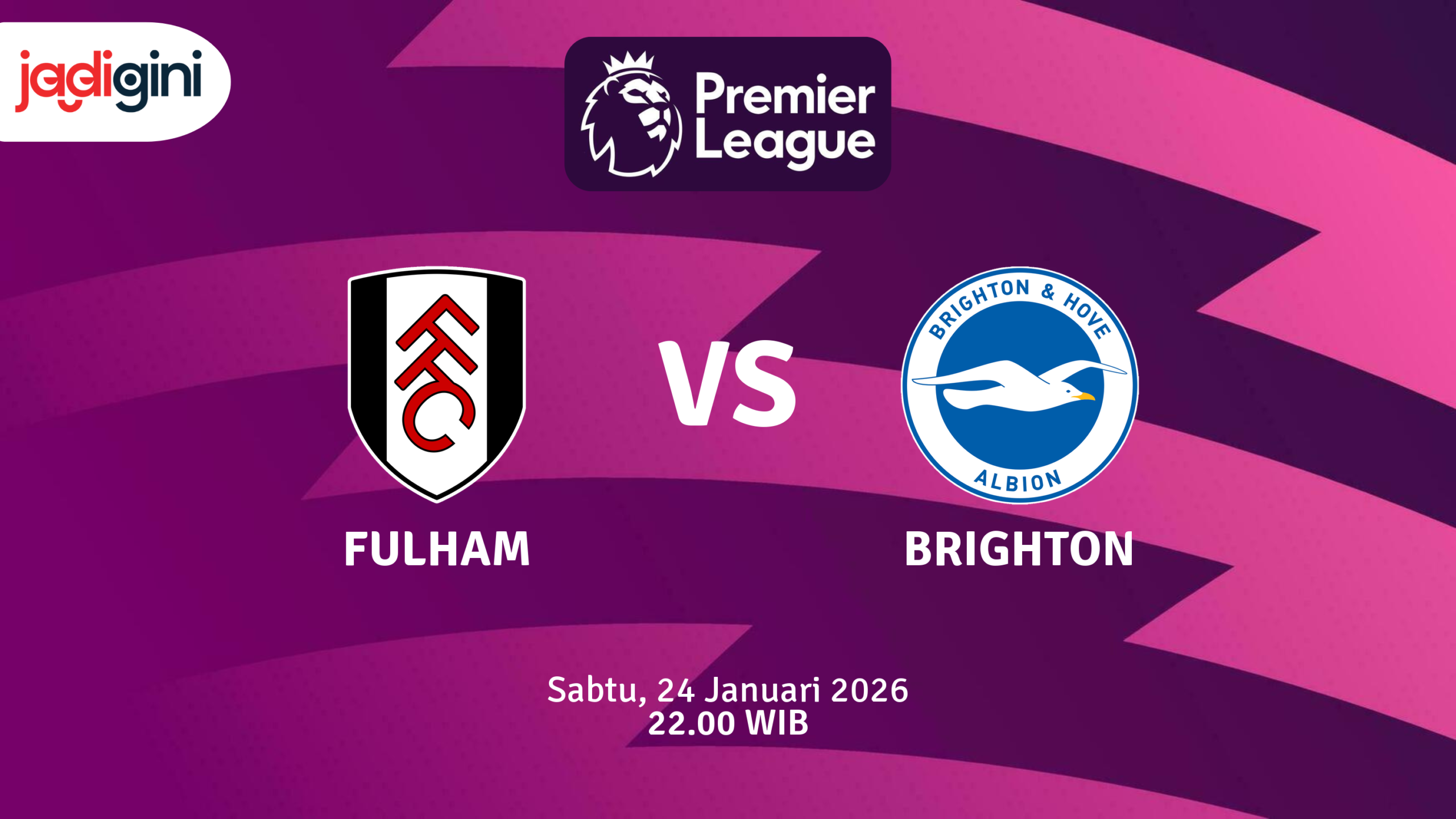 Match Banner: Fulham vs Brighton