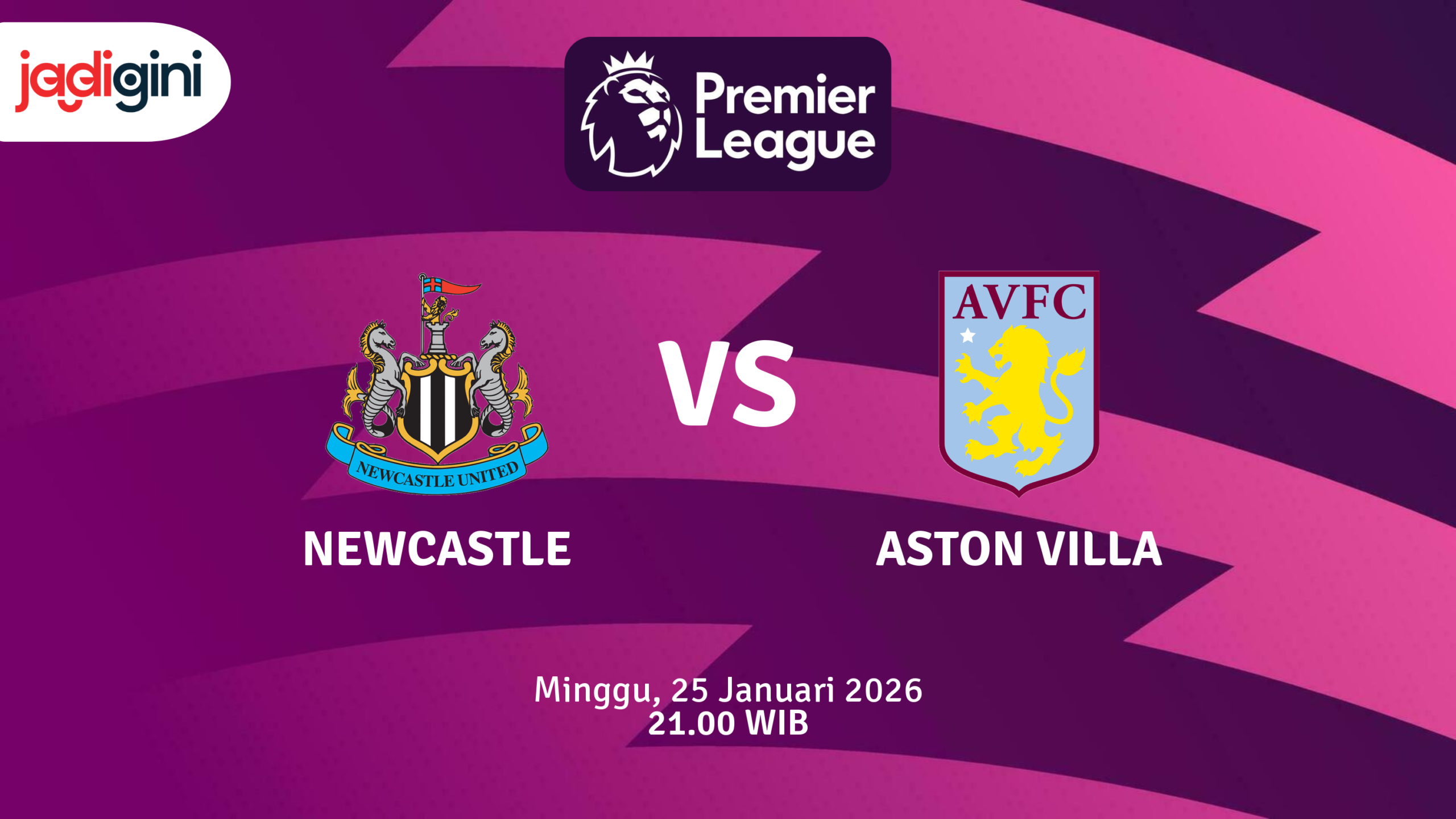 Match Banner: Newcastle vs Aston Villa