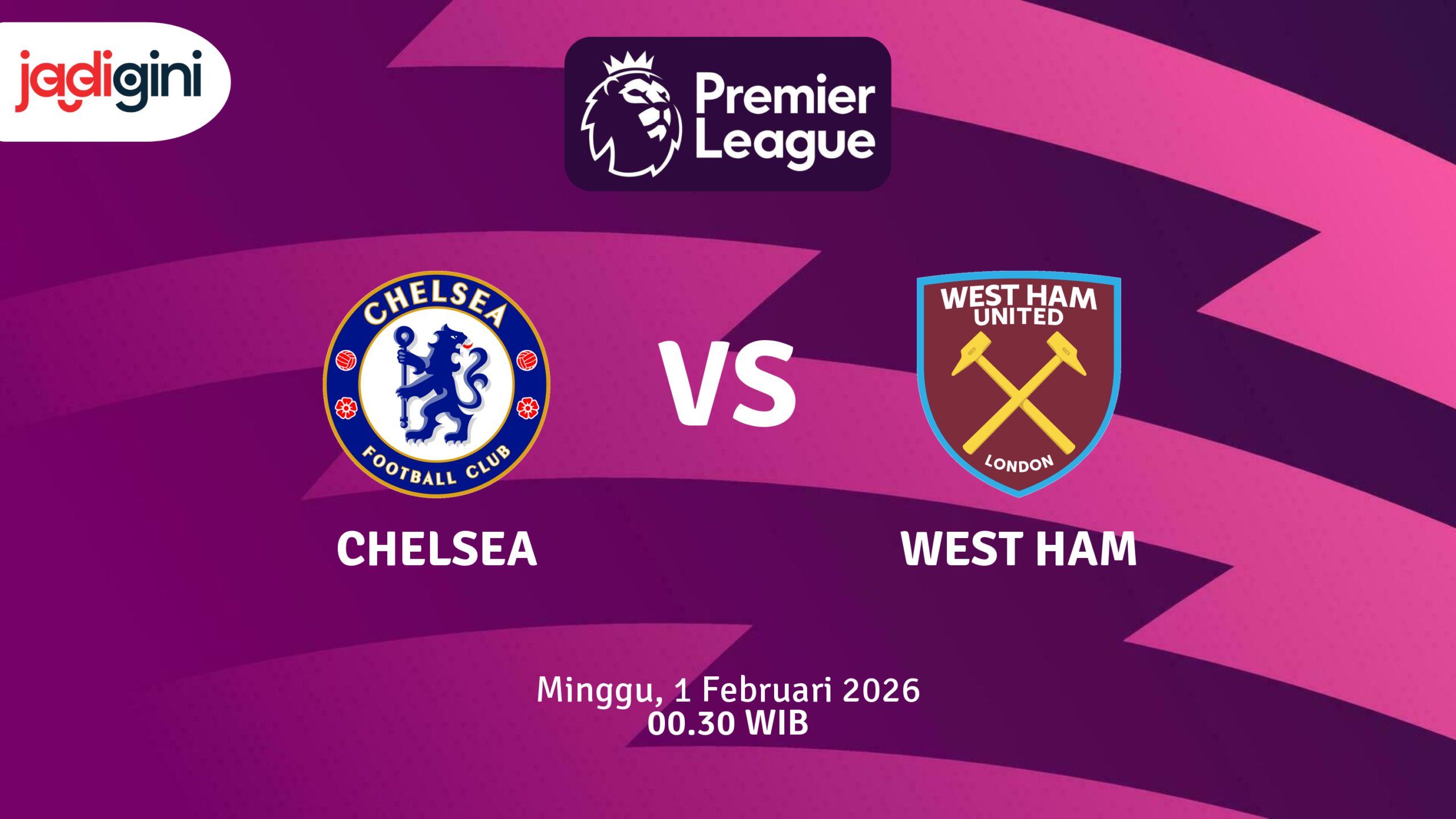 Match Banner: Chelsea vs West Ham