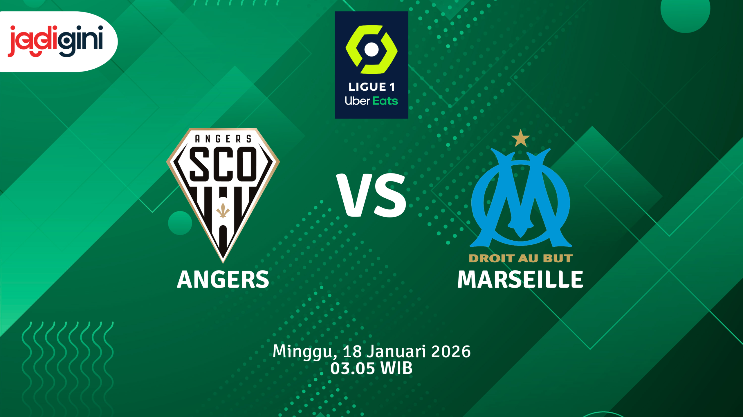 Match Banner: Angers vs Marseille