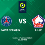 Match Banner: Paris Saint Germain vs Lille