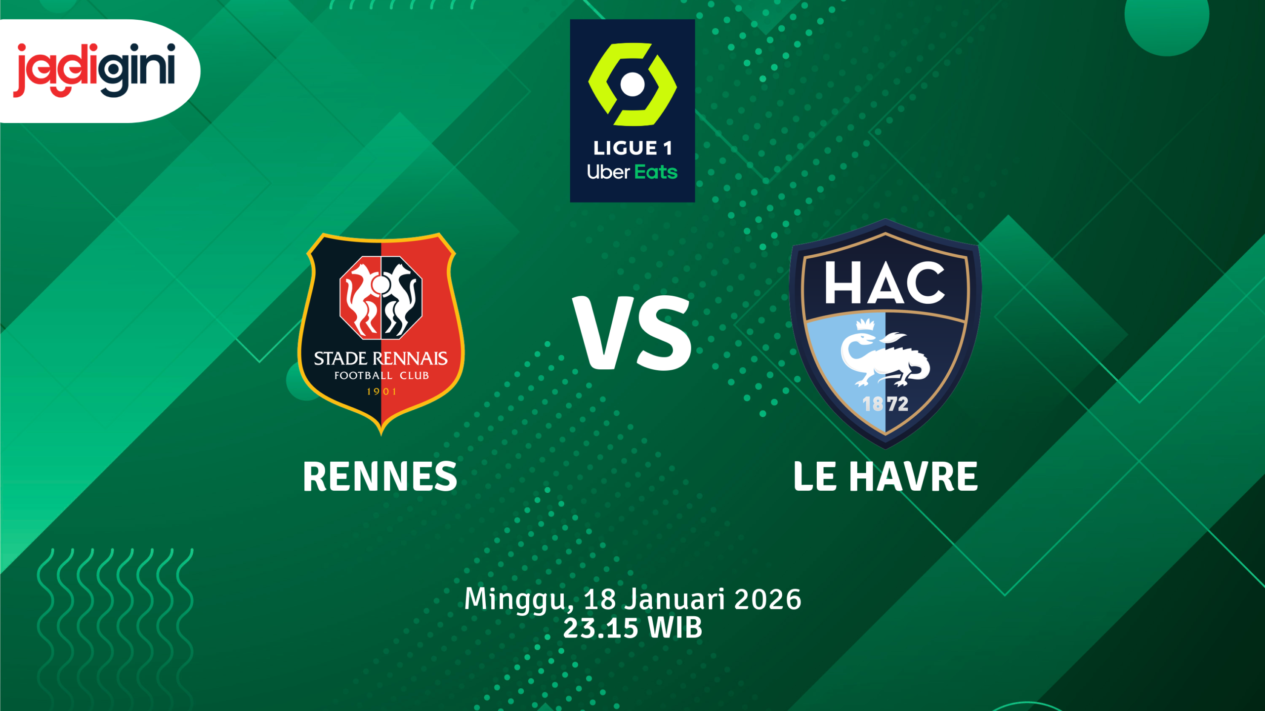 Match Banner: Rennes vs Le Havre