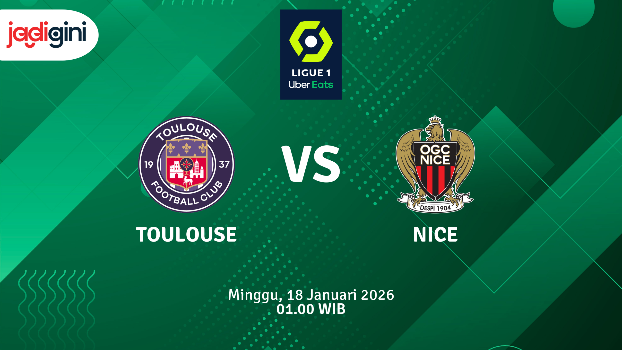 Match Banner: Toulouse vs Nice