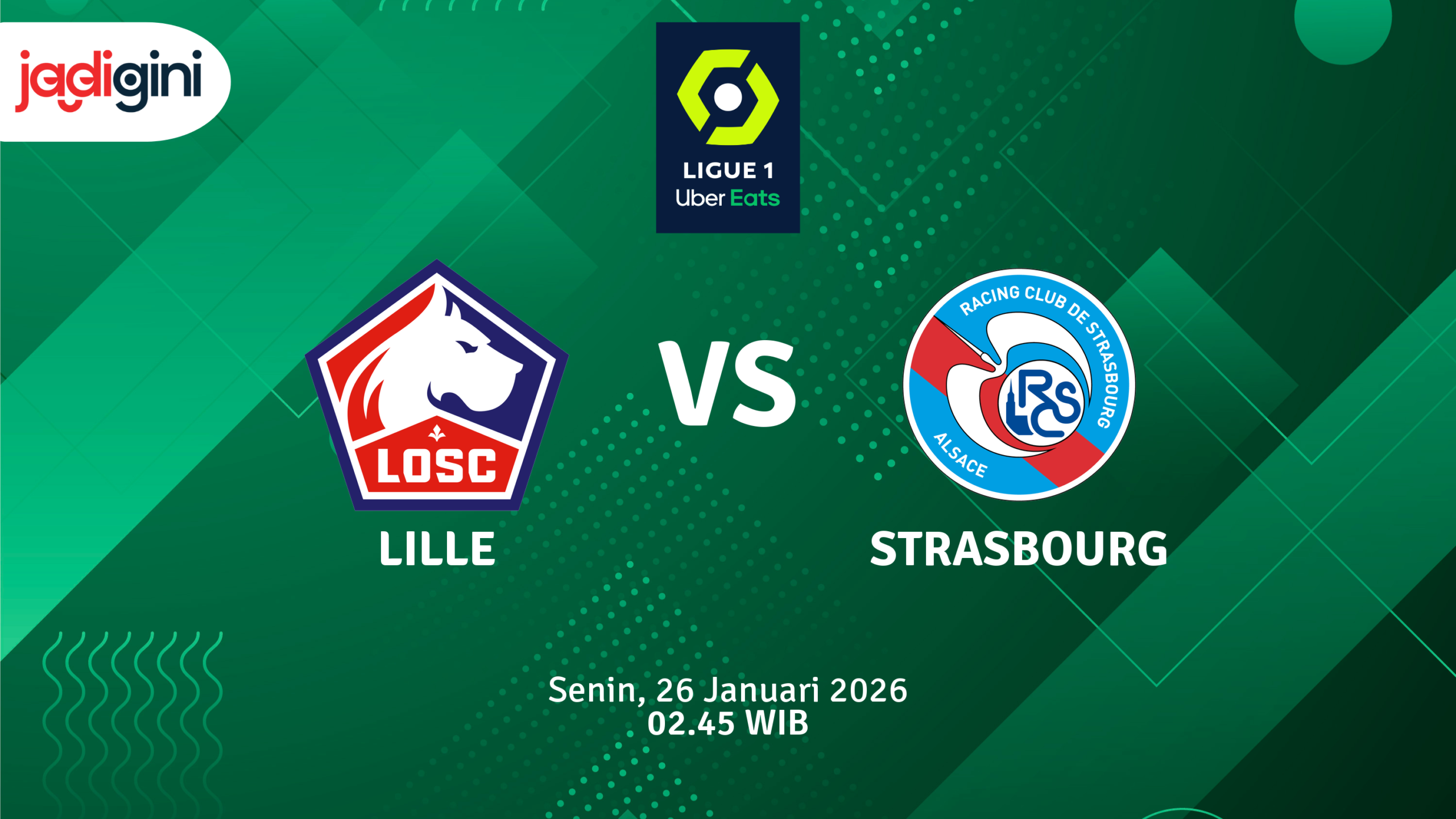 Match Banner: Lille vs Strasbourg