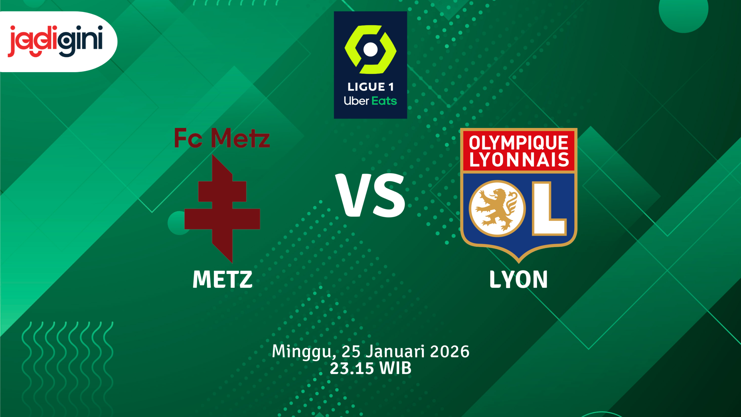 Match Banner: Metz vs Lyon