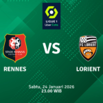 Match Banner: Rennes vs Lorient