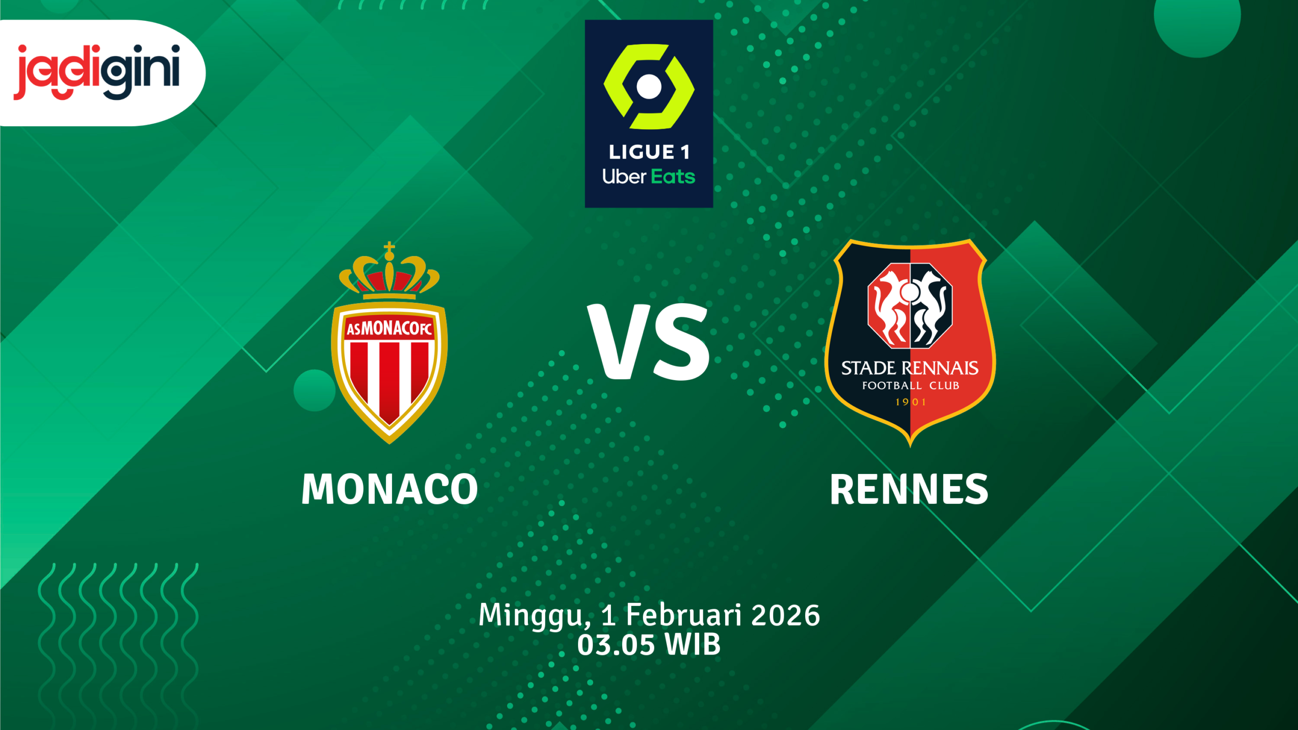 Match Banner: Monaco vs Rennes