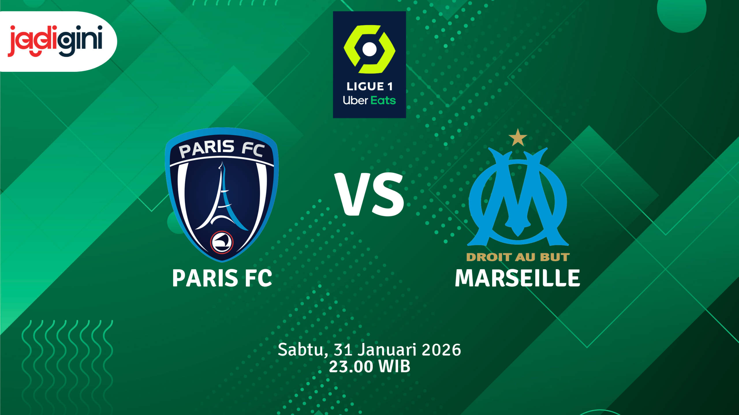 Match Banner: Paris FC vs Marseille
