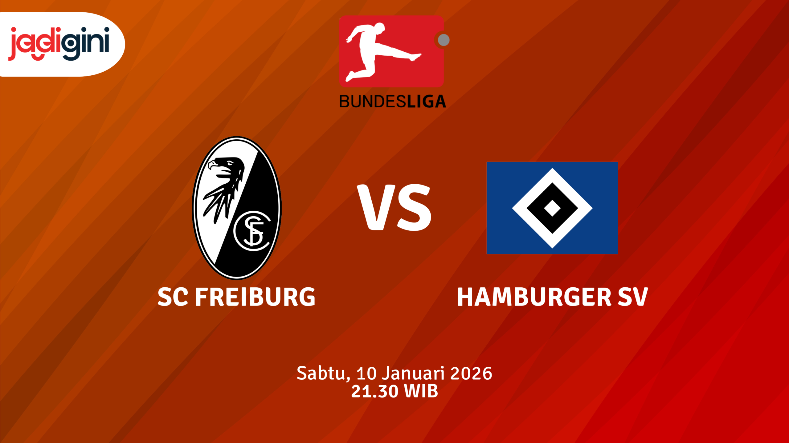 Match Banner: SC Freiburg vs Hamburger SV
