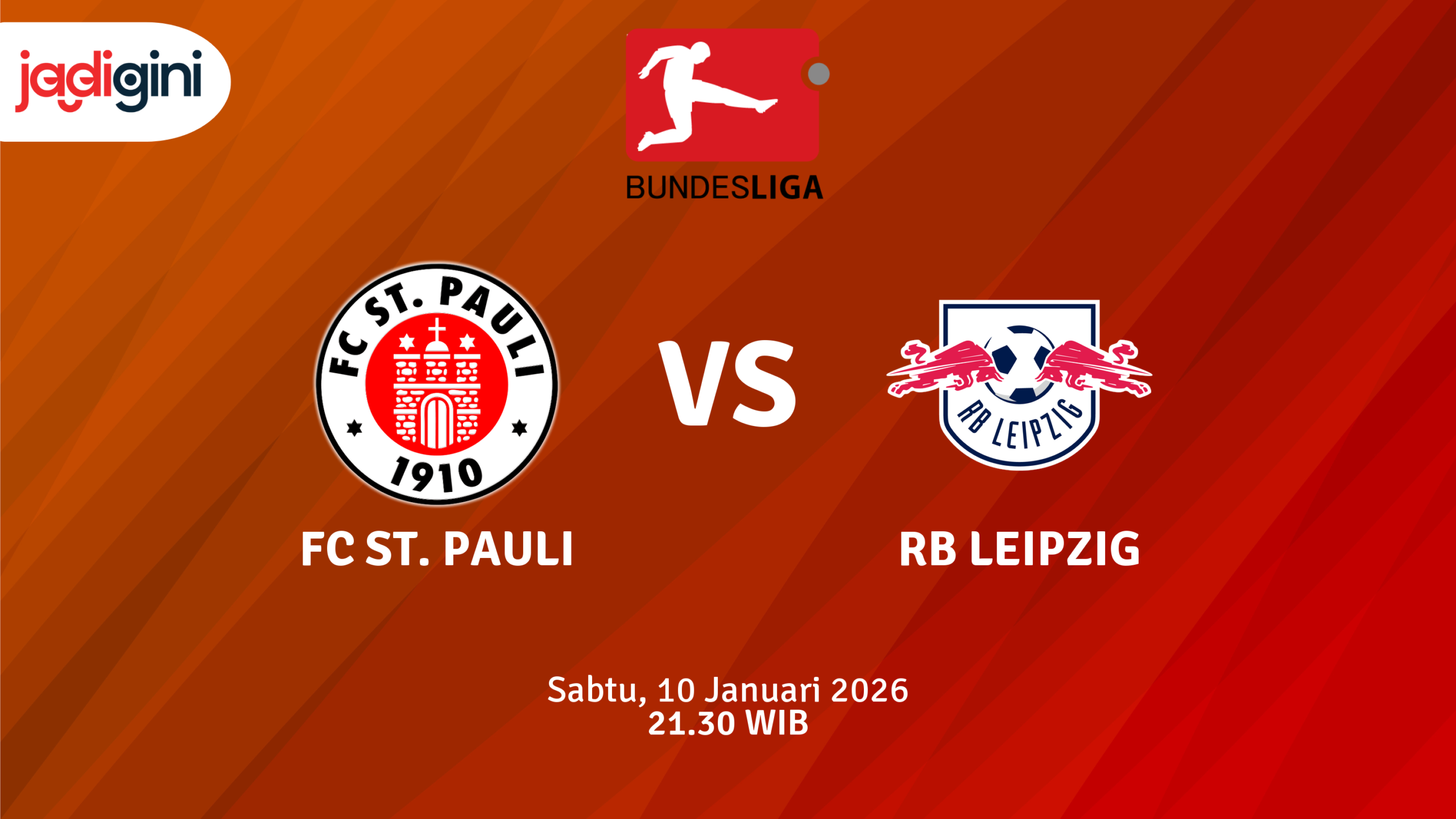 Match Banner: FC St. Pauli vs RB Leipzig