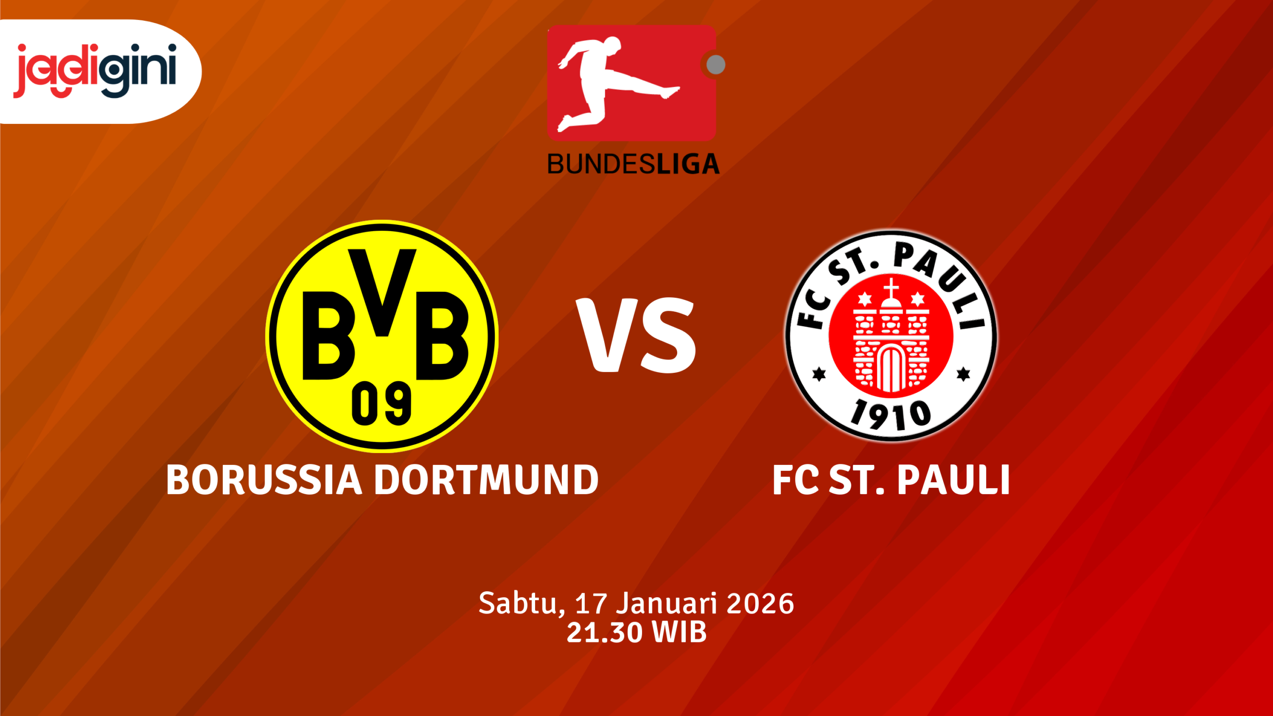 Match Banner: Borussia Dortmund vs FC St. Pauli