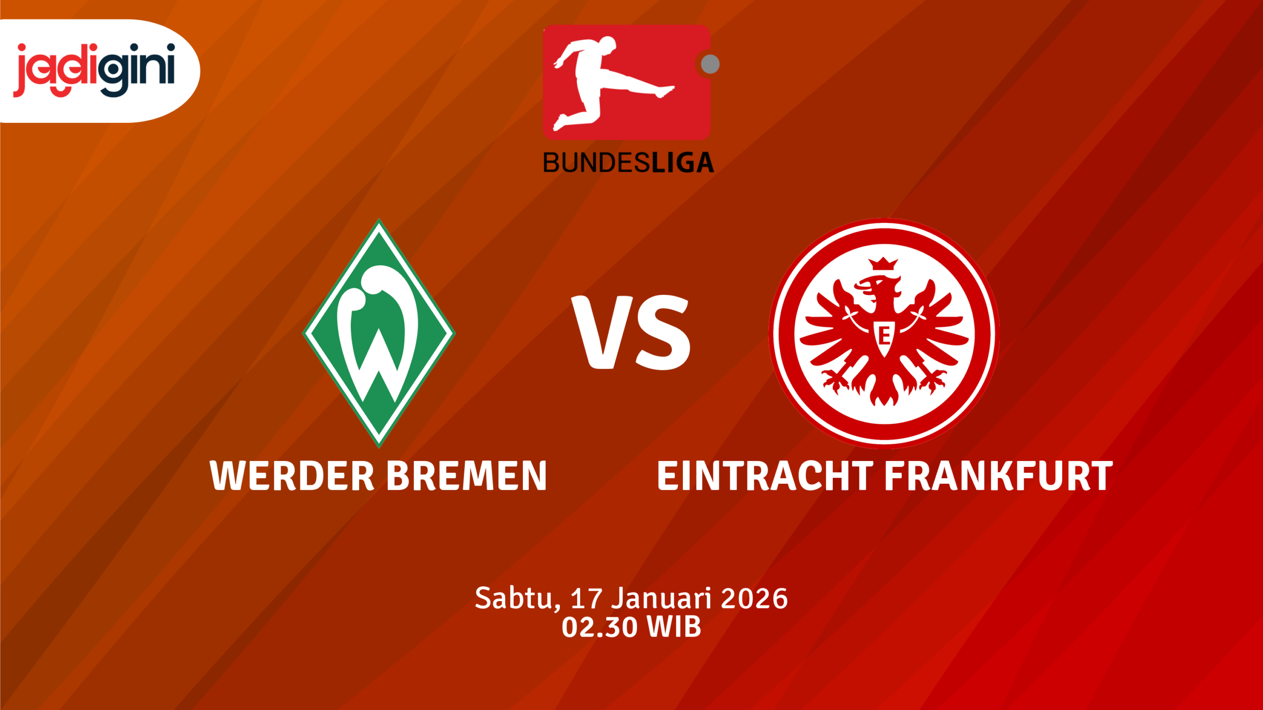 Match Banner: Werder Bremen vs Eintracht Frankfurt