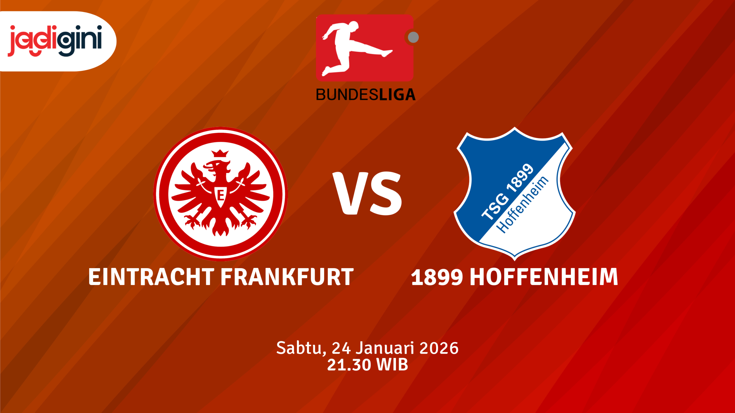 Match Banner: Eintracht Frankfurt vs 1899 Hoffenheim