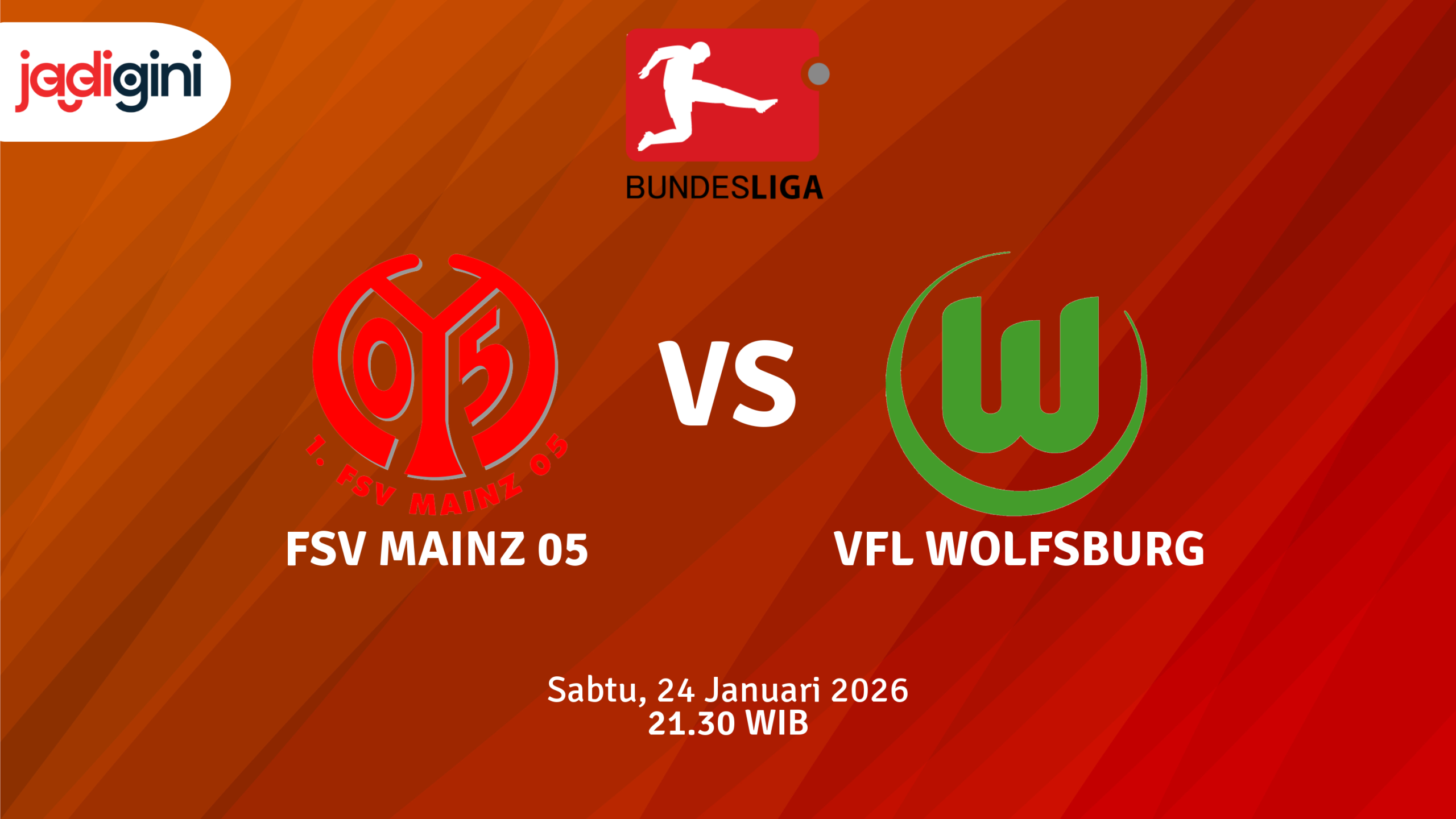 Match Banner: FSV Mainz 05 vs VfL Wolfsburg
