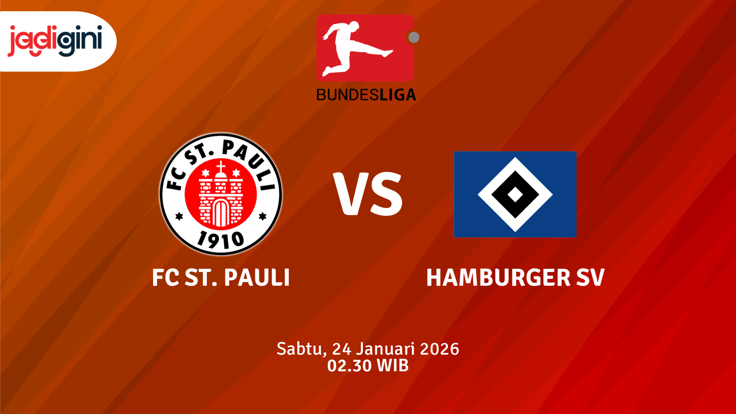 Match Banner: FC St. Pauli vs Hamburger SV