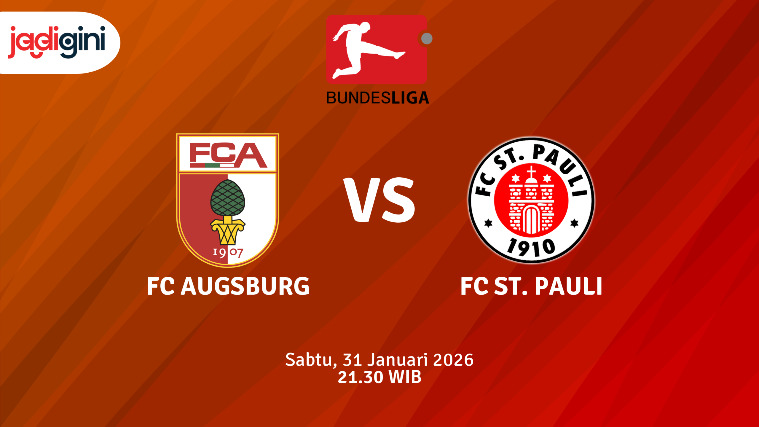 Match Banner: FC Augsburg vs FC St. Pauli