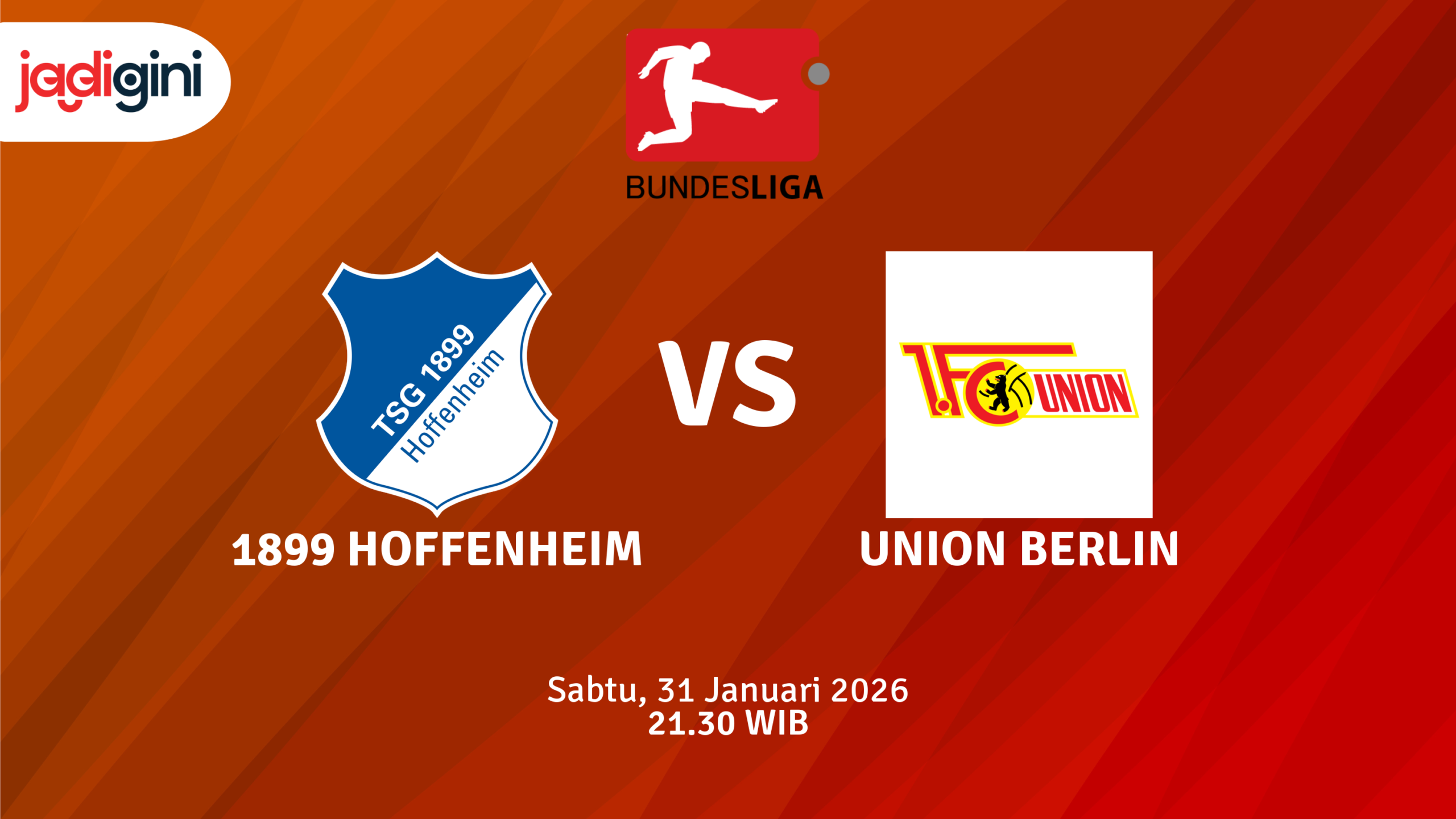 Match Banner: 1899 Hoffenheim vs Union Berlin