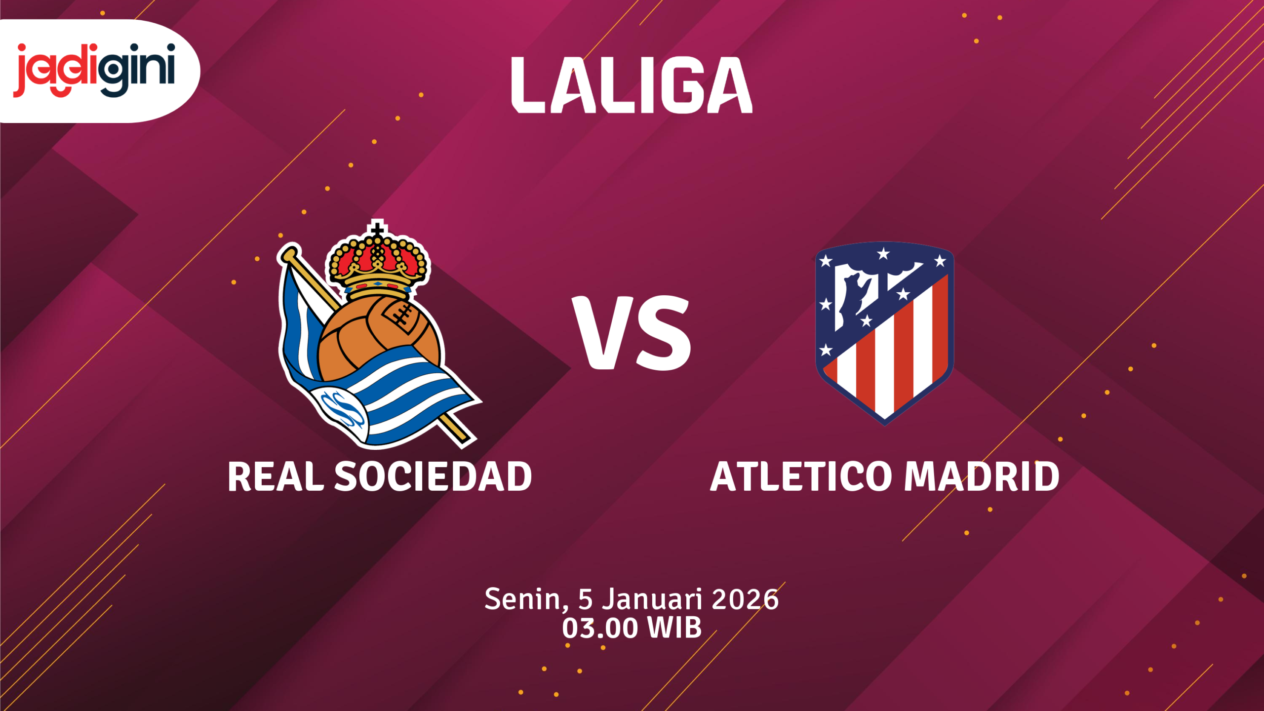 Match Banner: Real Sociedad vs Atletico Madrid