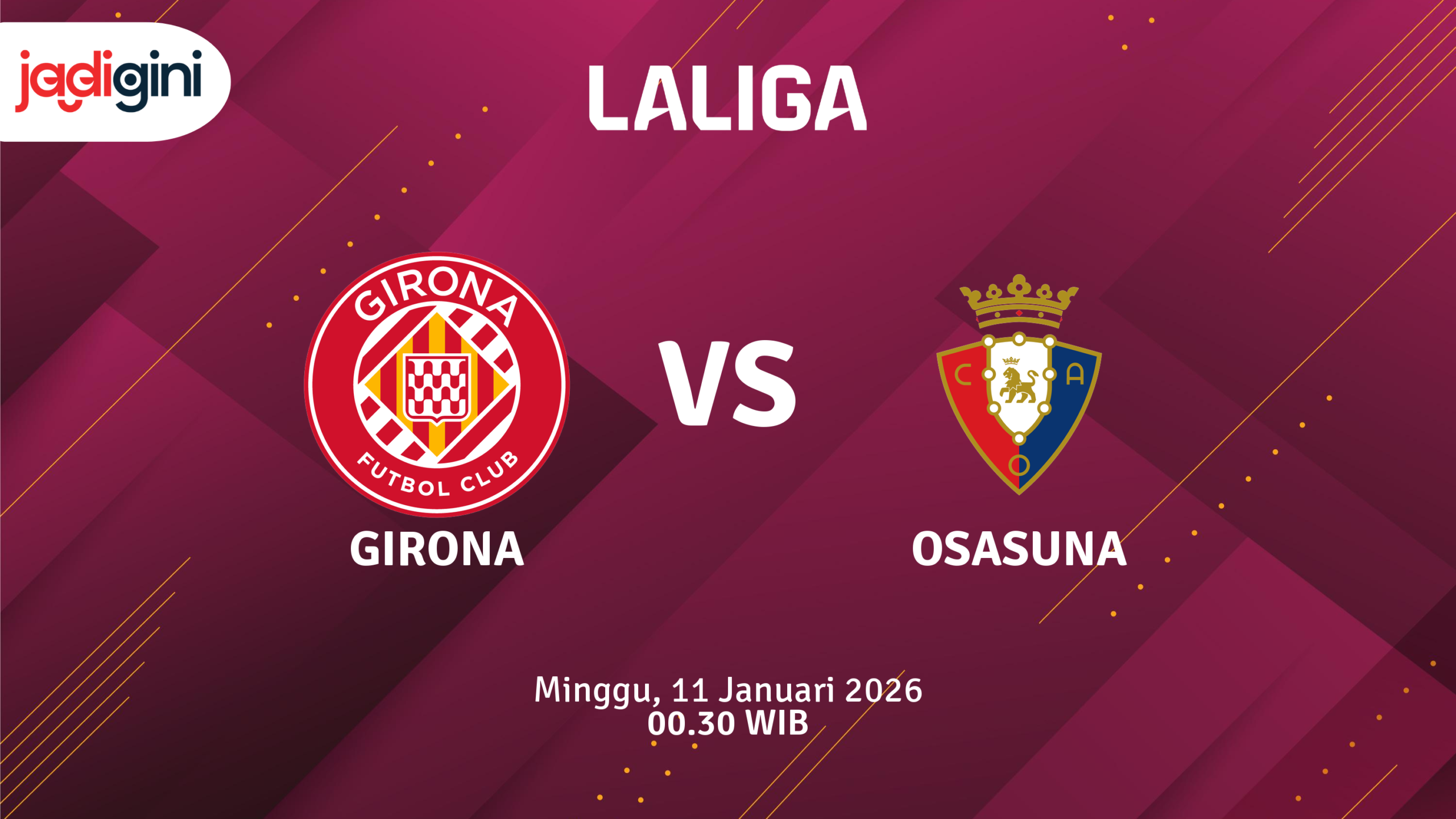 Match Banner: Girona vs Osasuna