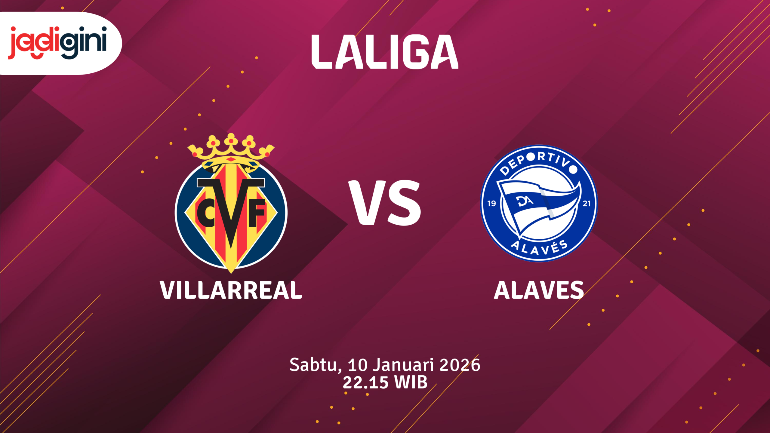 Match Banner: Villarreal vs Alaves