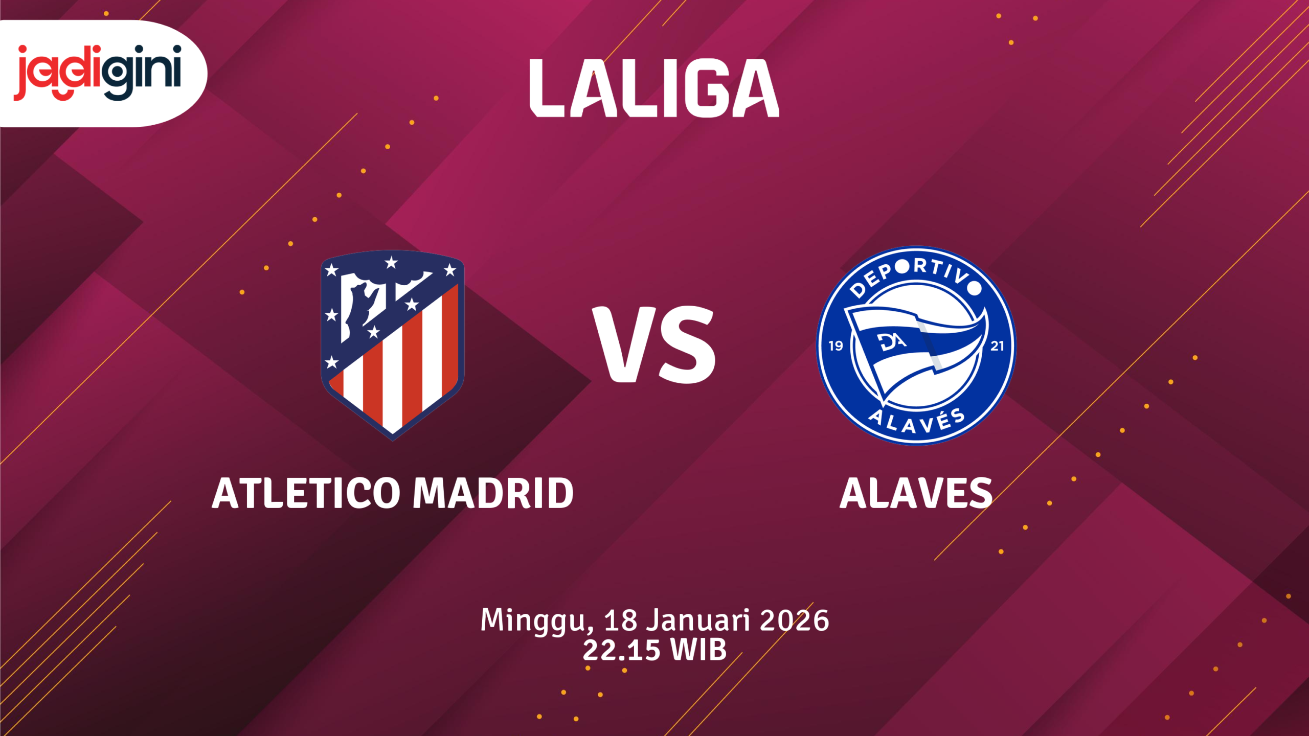 Match Banner: Atletico Madrid vs Alaves
