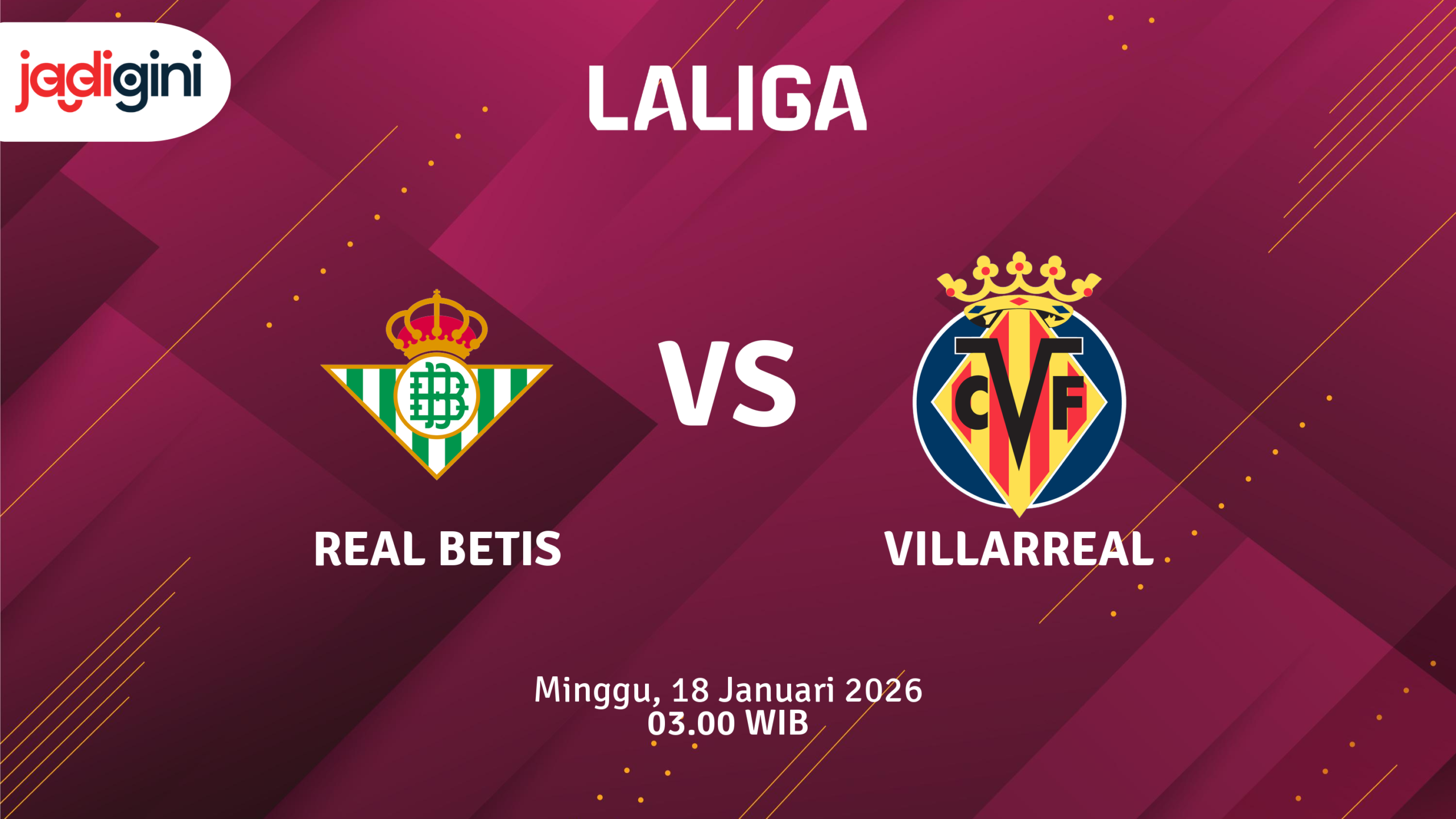 Match Banner: Real Betis vs Villarreal