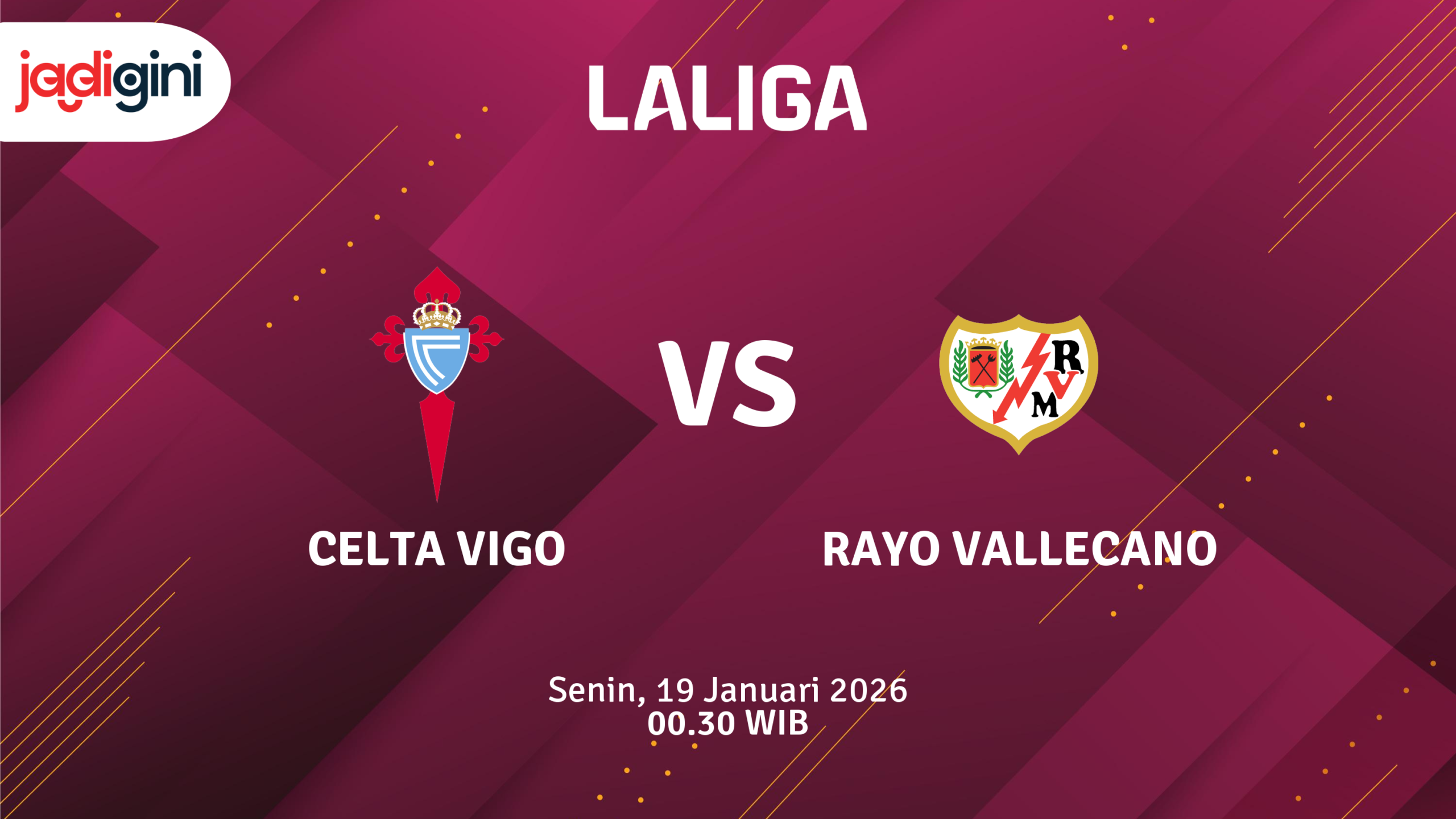 Match Banner: Celta Vigo vs Rayo Vallecano