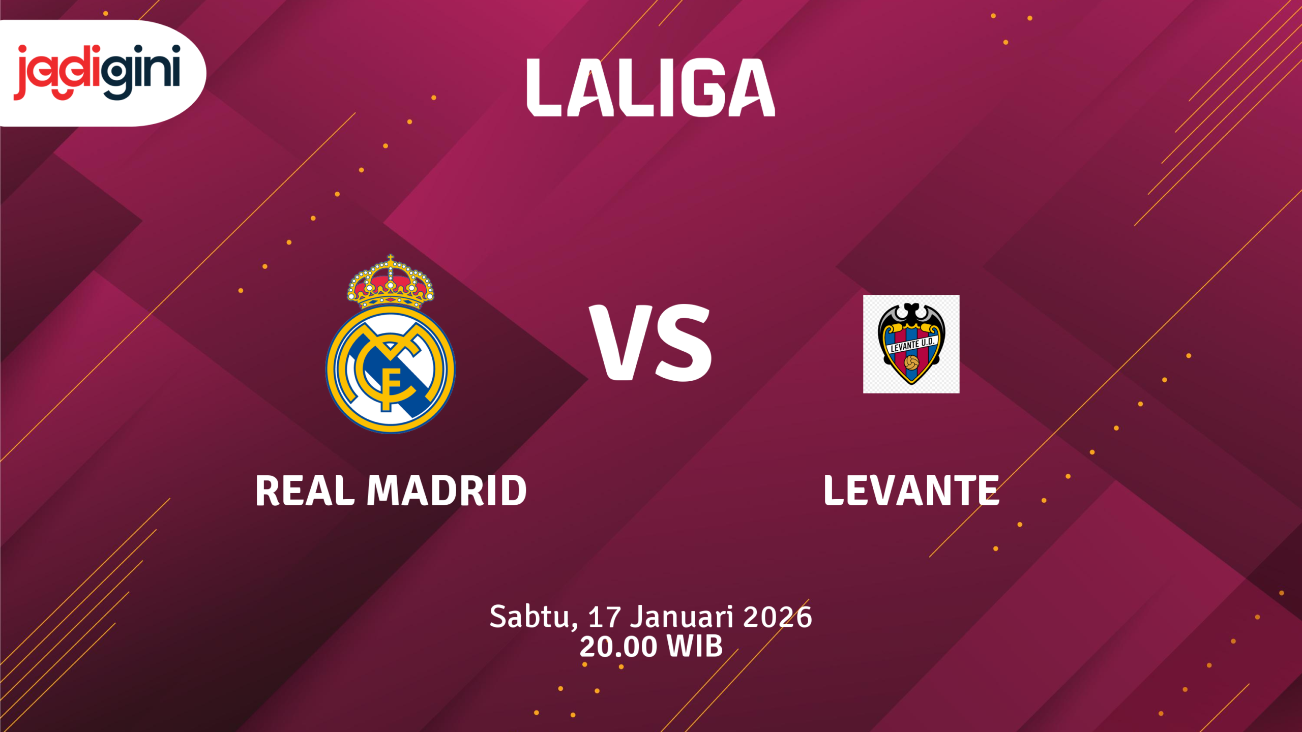Match Banner: Real Madrid vs Levante