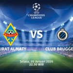 Match Banner: Kairat Almaty vs Club Brugge KV