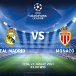Match Banner: Real Madrid vs Monaco