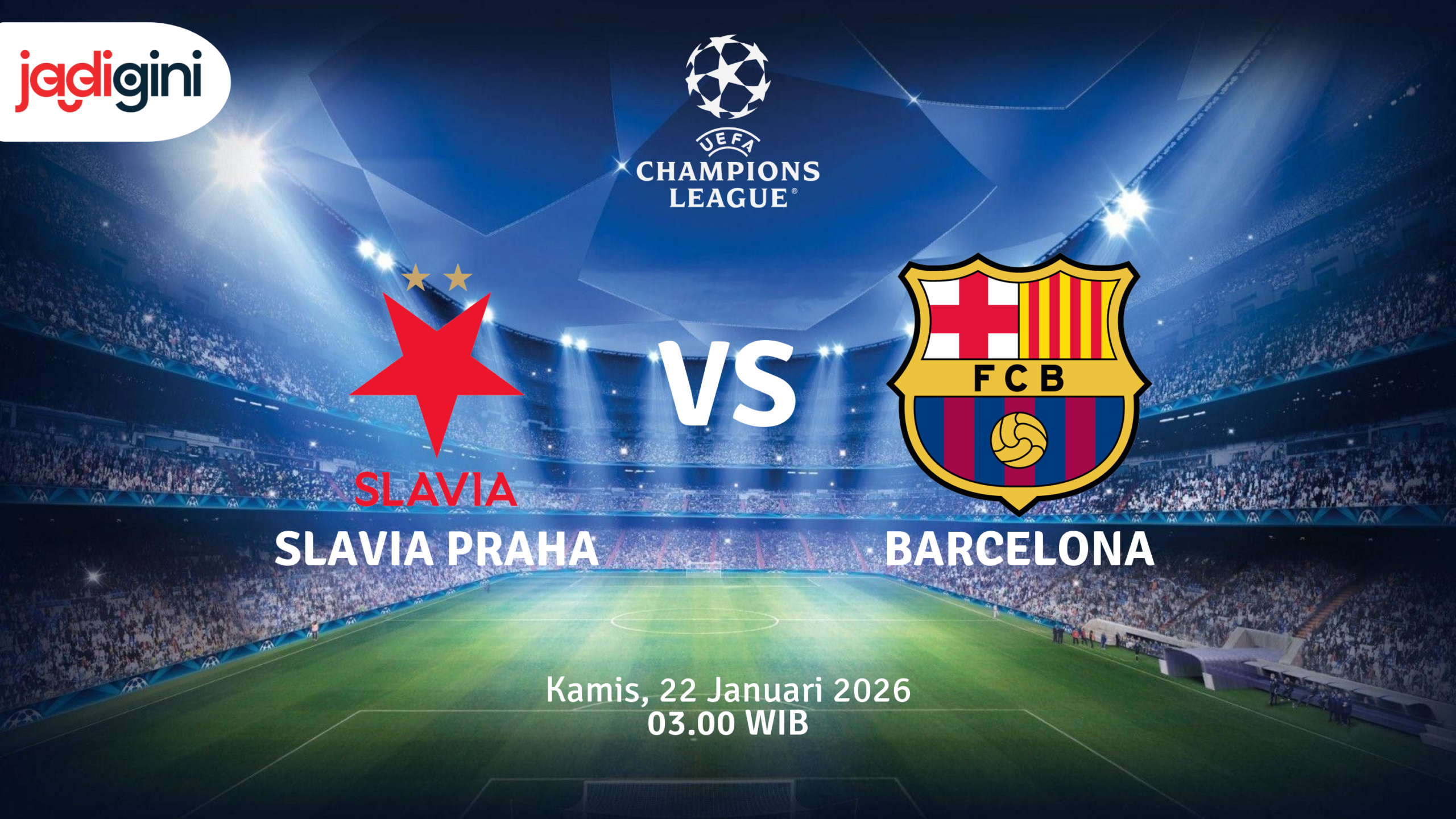Match Banner: Slavia Praha vs Barcelona