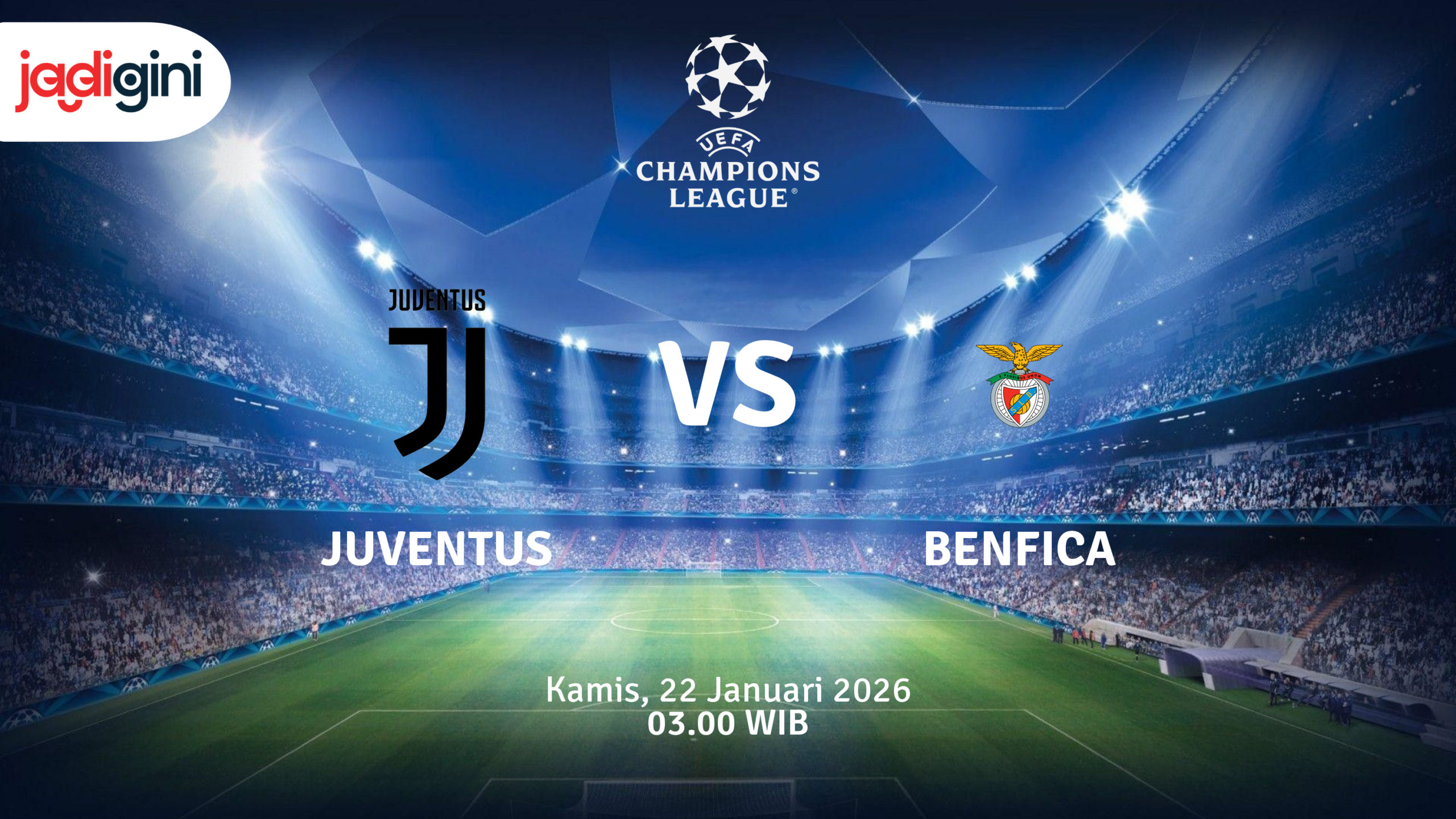 Match Banner: Juventus vs Benfica
