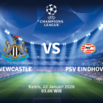 Match Banner: Newcastle vs PSV Eindhoven